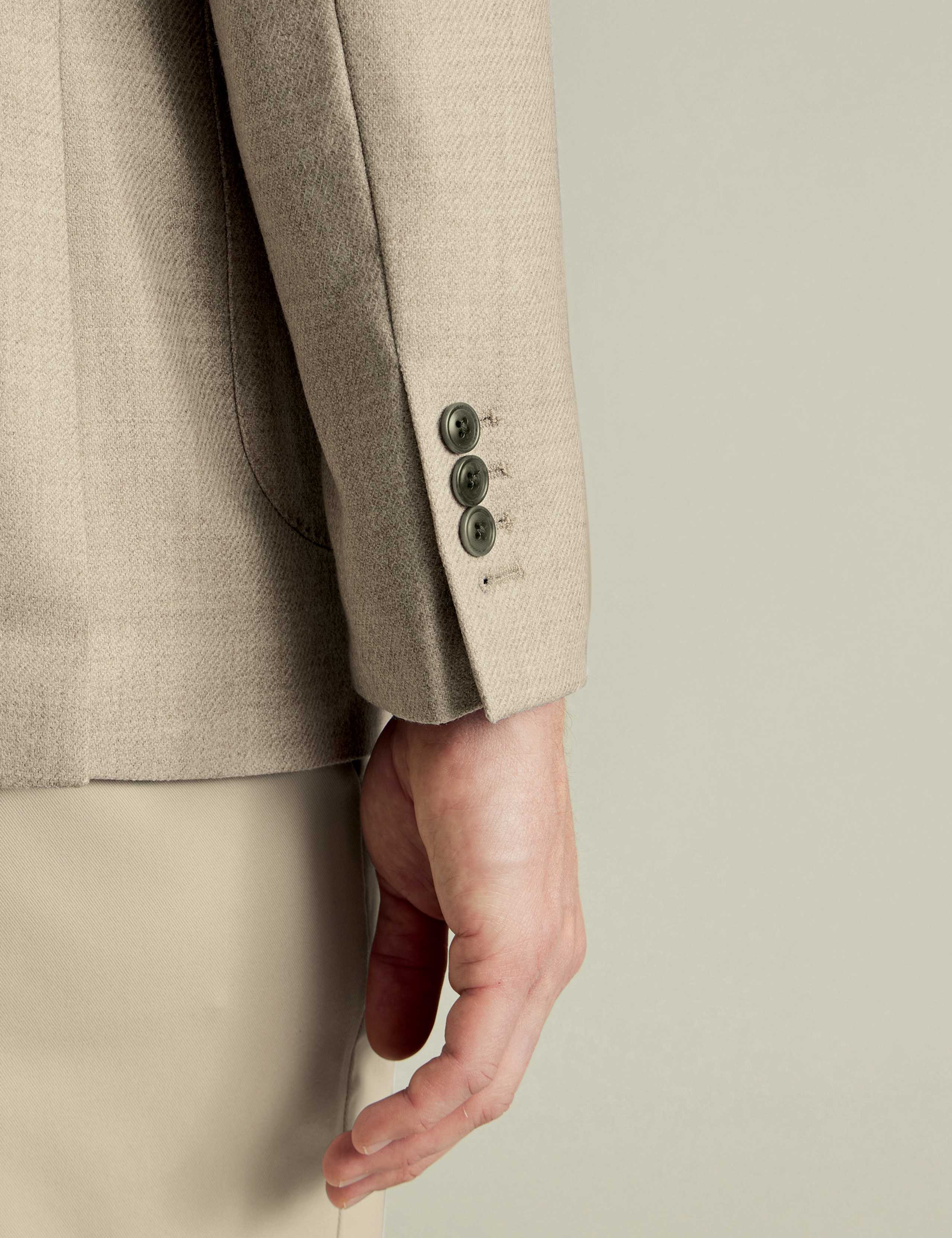 Slim Fit Wool Silk Twill Blazer 4 of 5