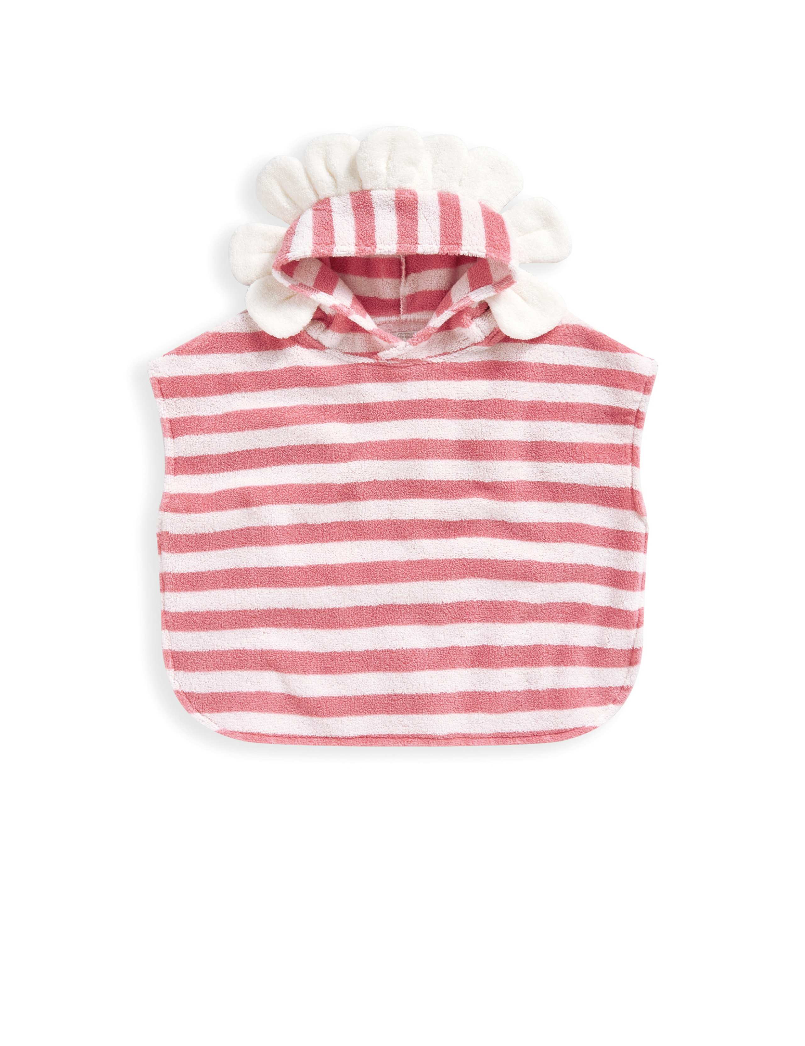 Flower Towelling Poncho (3 Mths–3 Yrs) 2 of 3