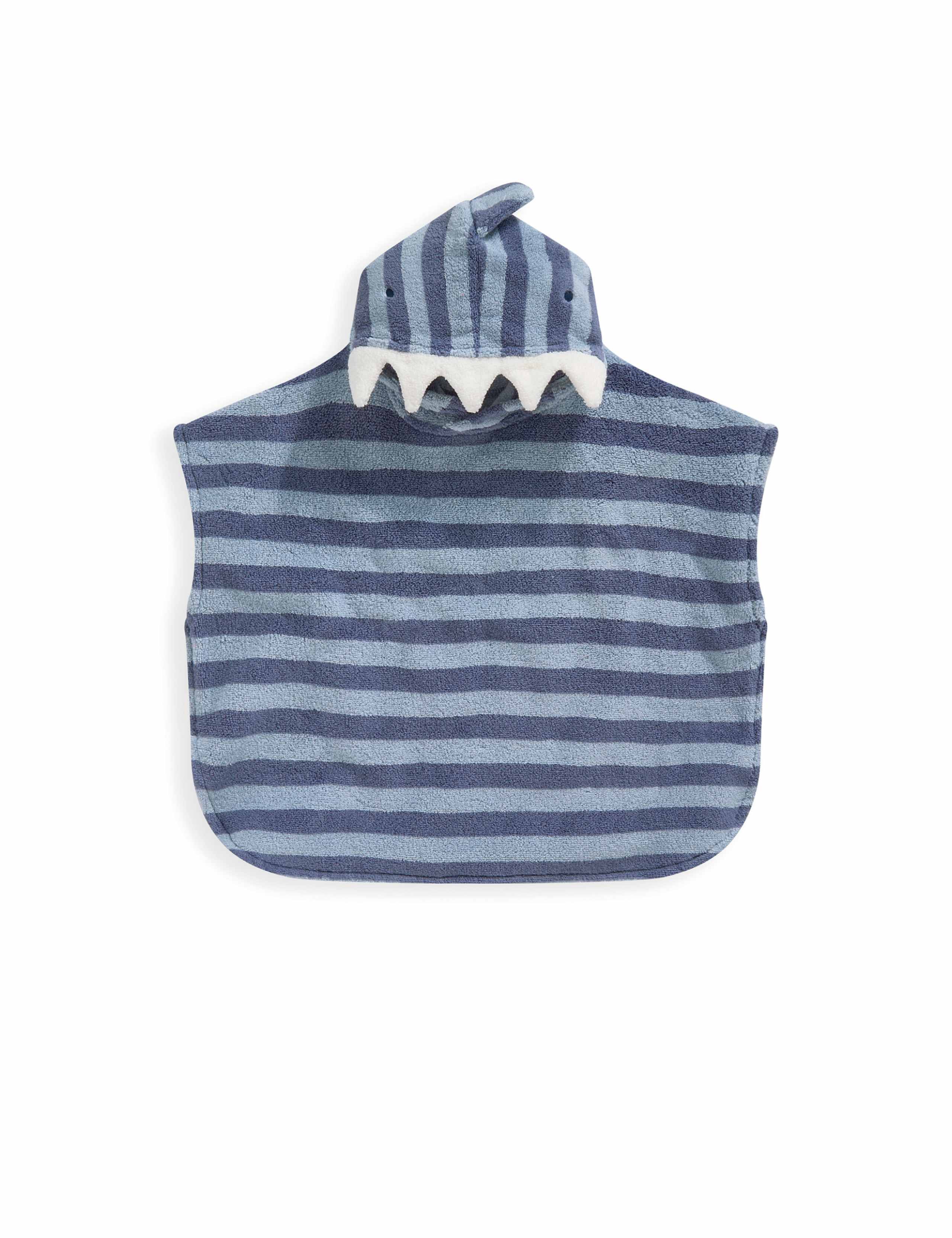 Towelling Shark Poncho (3 Mths-3 Yrs) 2 of 3