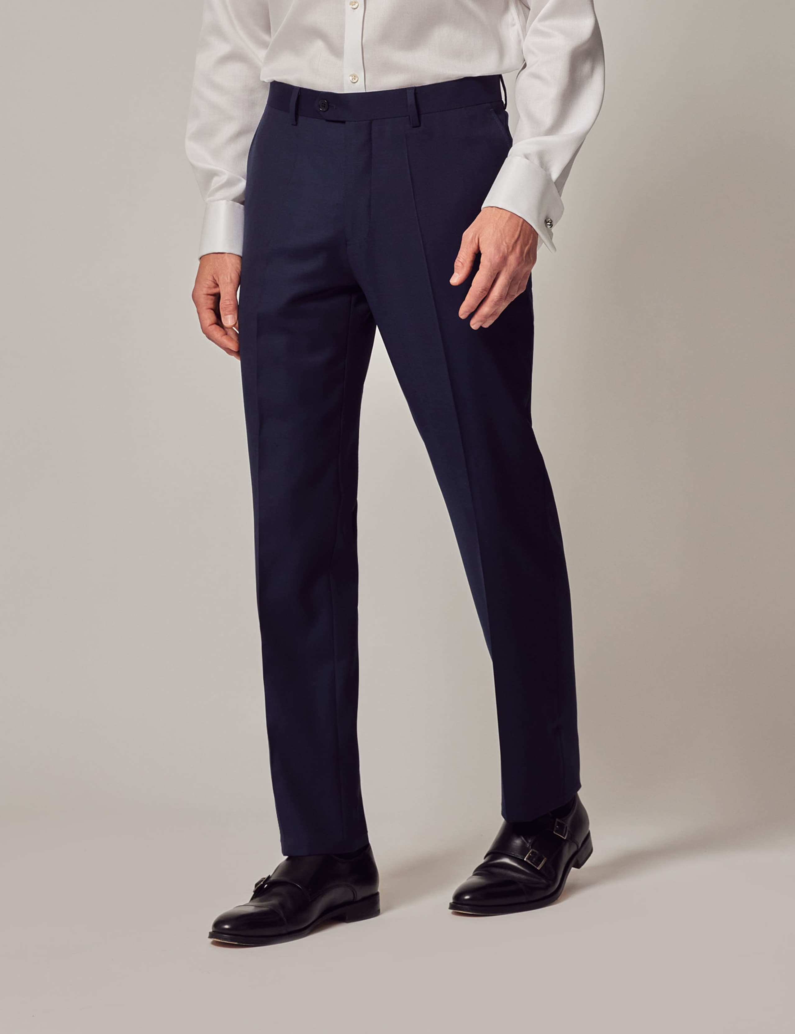 Slim Fit Pure Wool Trousers 2 of 4