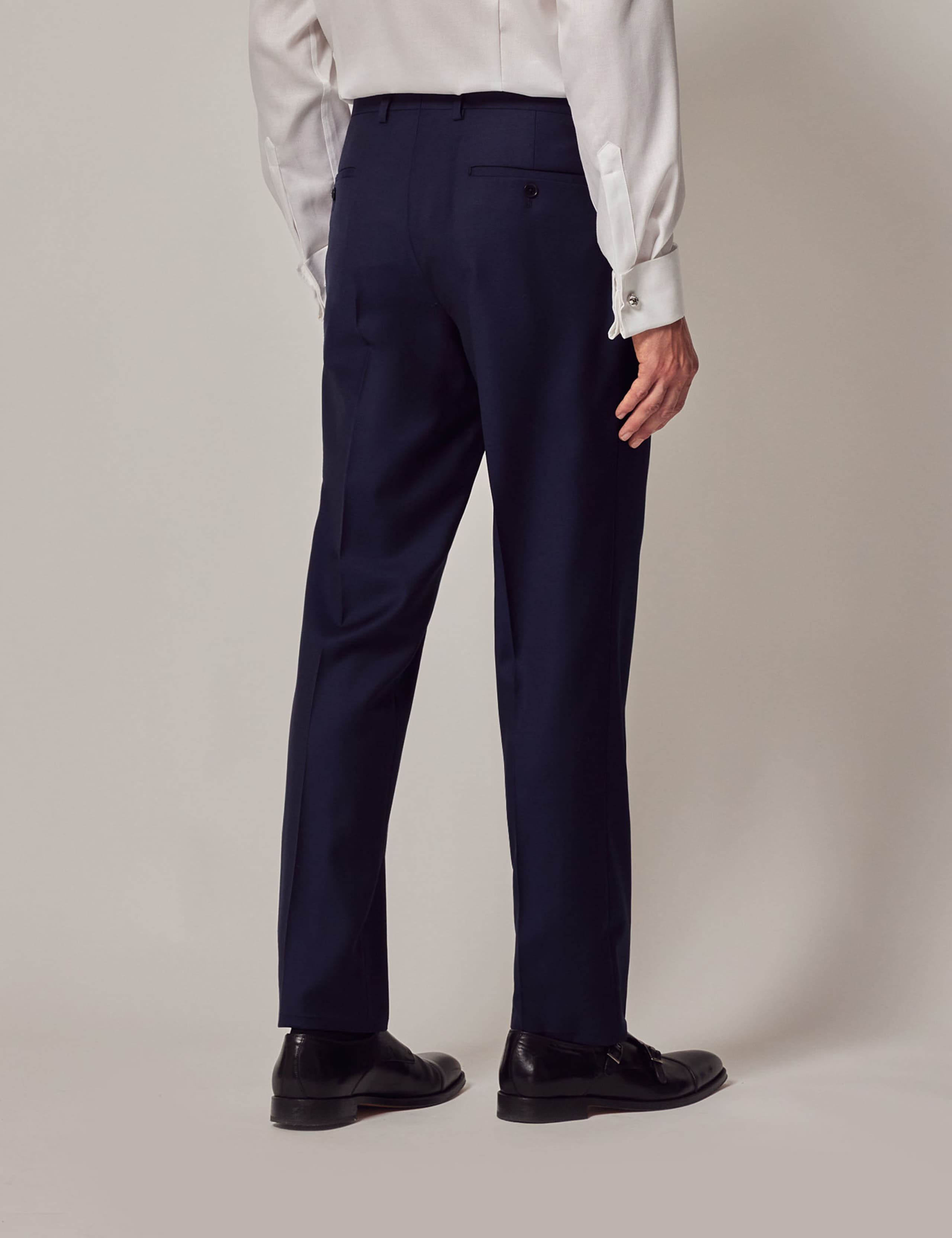 Slim Fit Pure Wool Trousers 3 of 4