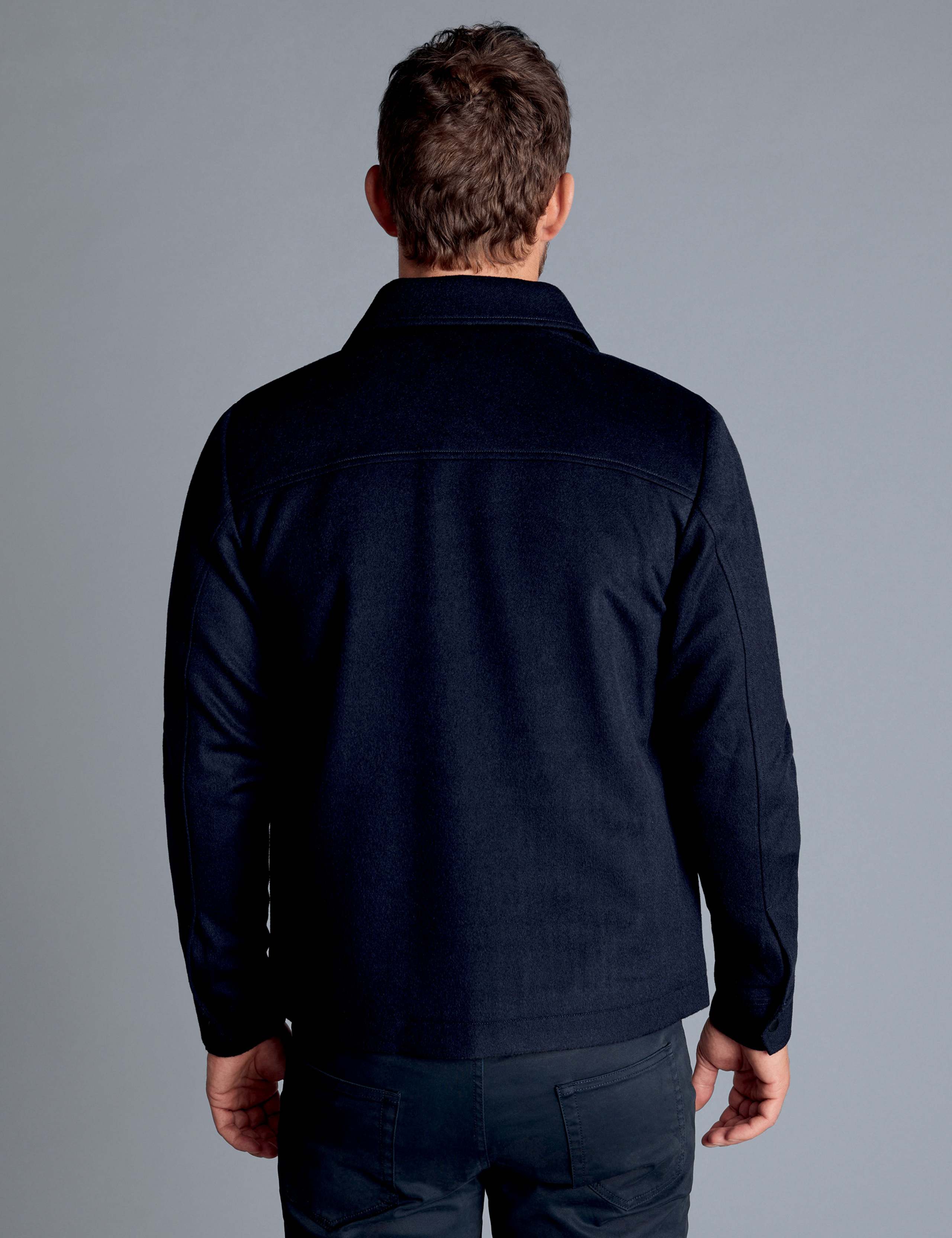 Pure Wool Harrington Jacket 3 of 5