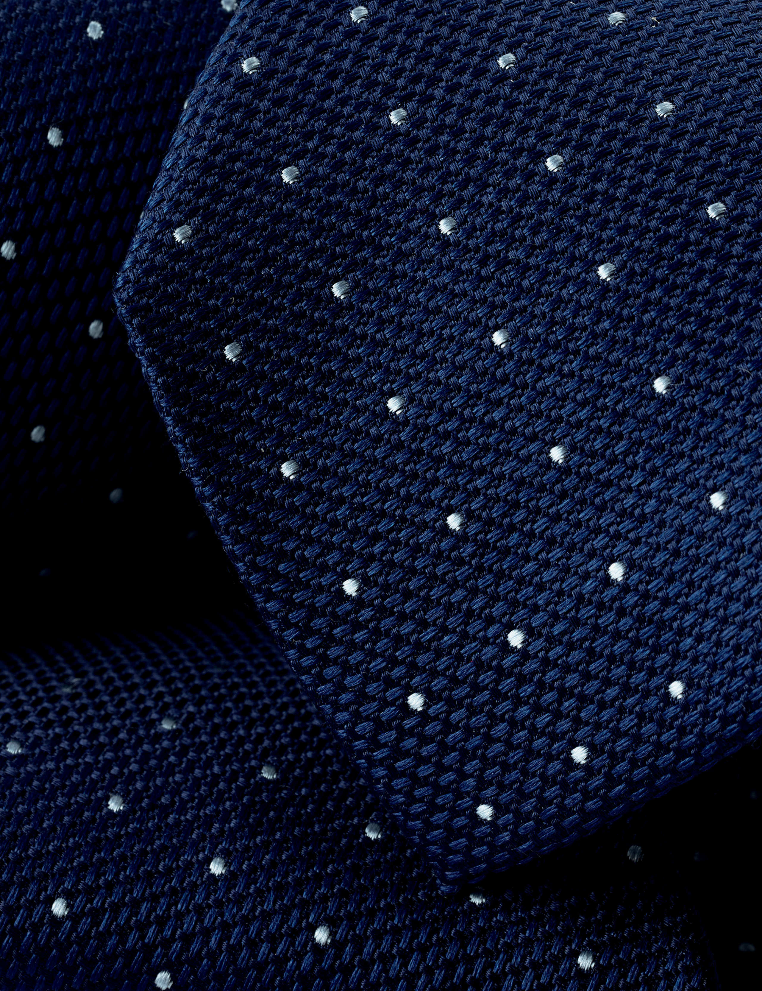Polka Dot Pure Silk Tie 2 of 2