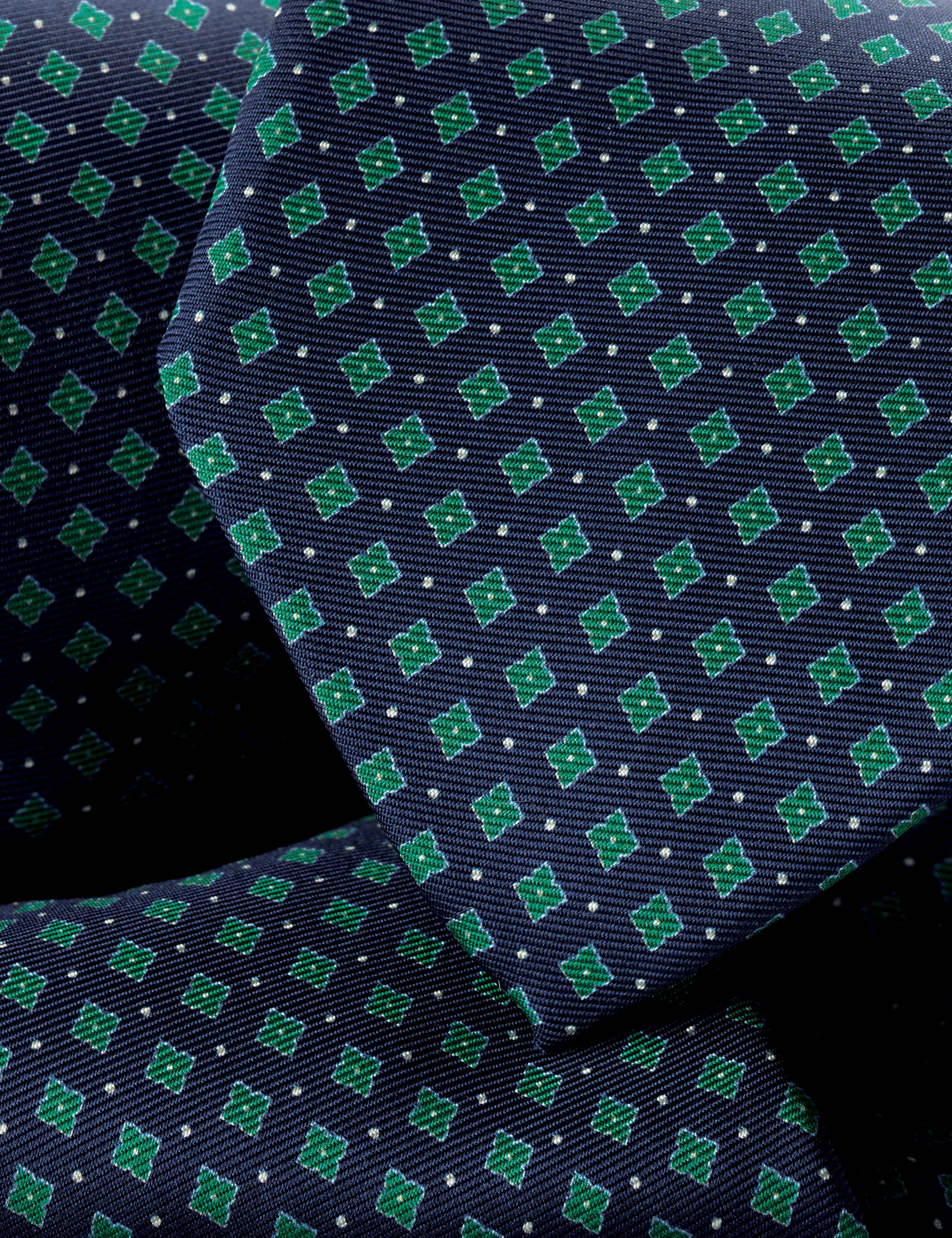 Geometric Pure Silk Tie 2 of 2