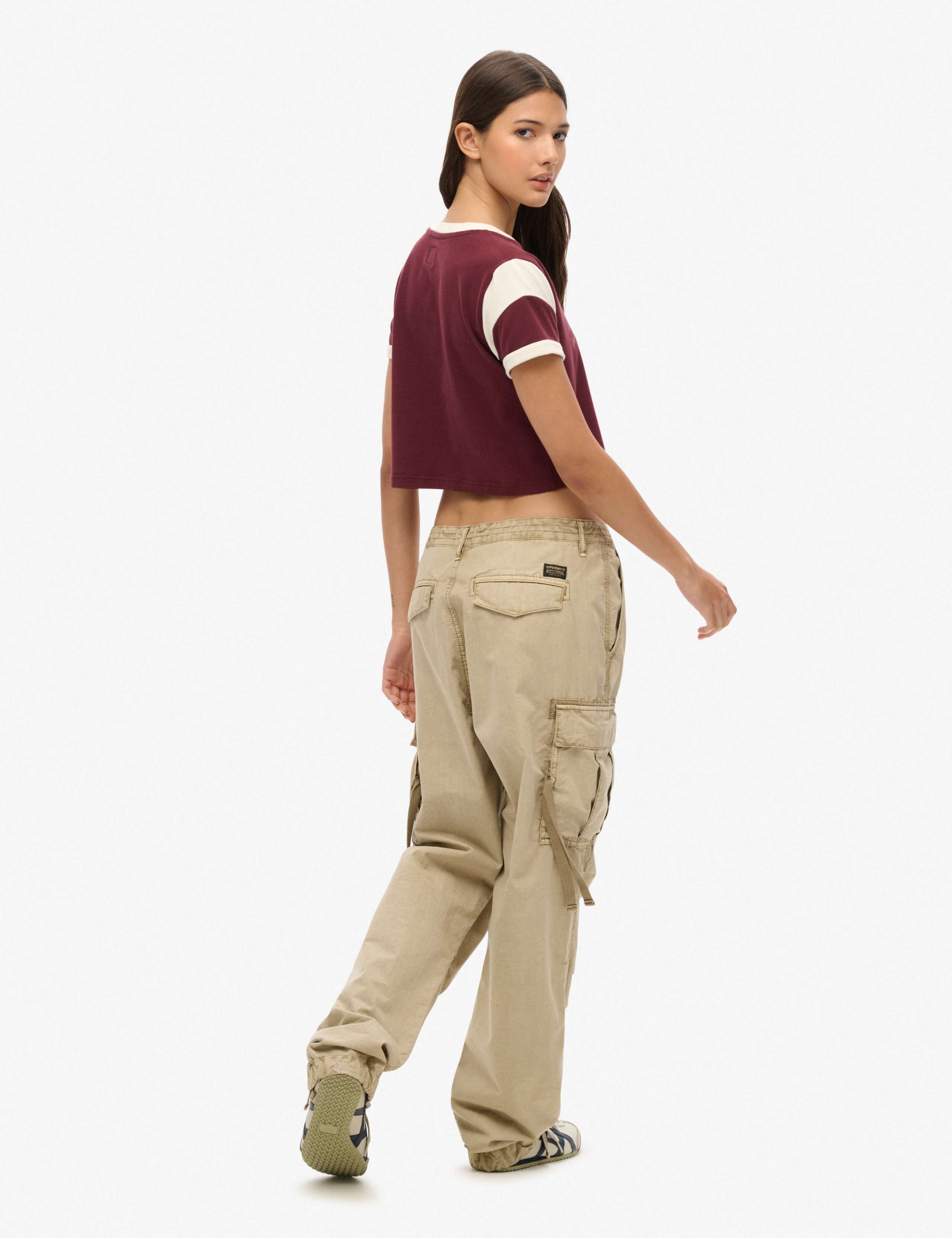 Pure Cotton Cargo Relaxed Trousers 3 of 7