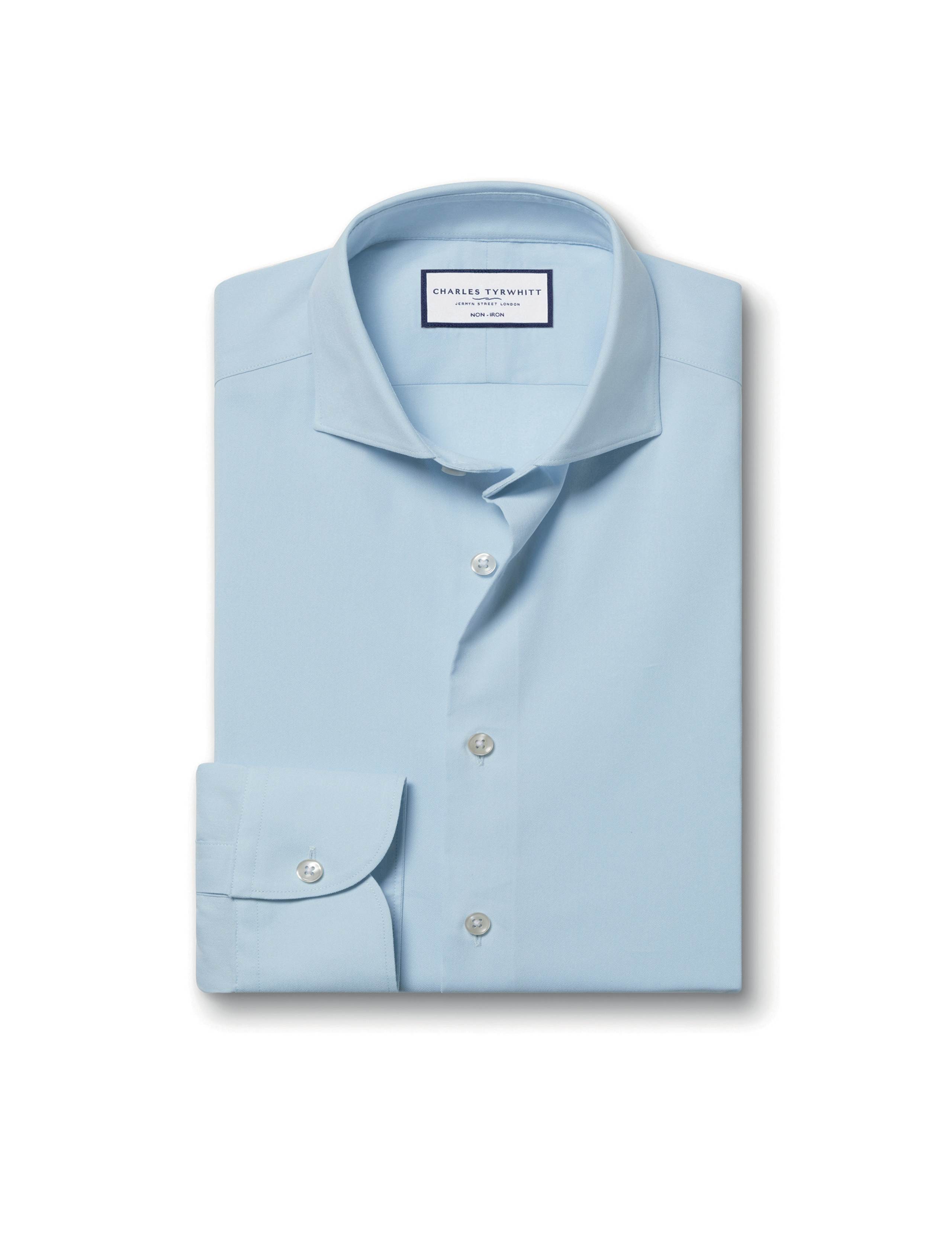 Non Iron Slim Fit Cotton Rich Twill Shirt 2 of 4