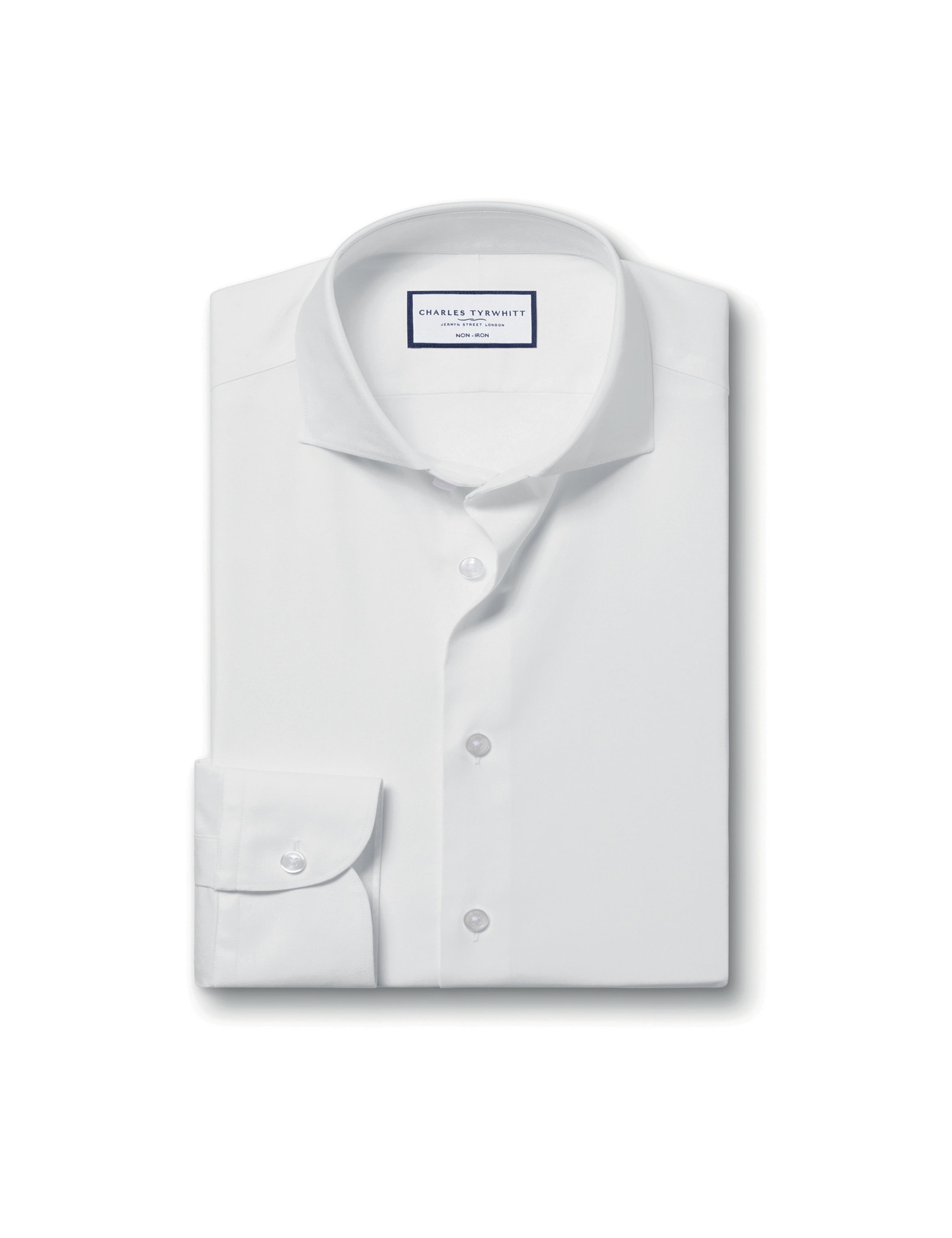 Non Iron Slim Fit Cotton Rich Twill Shirt 2 of 5