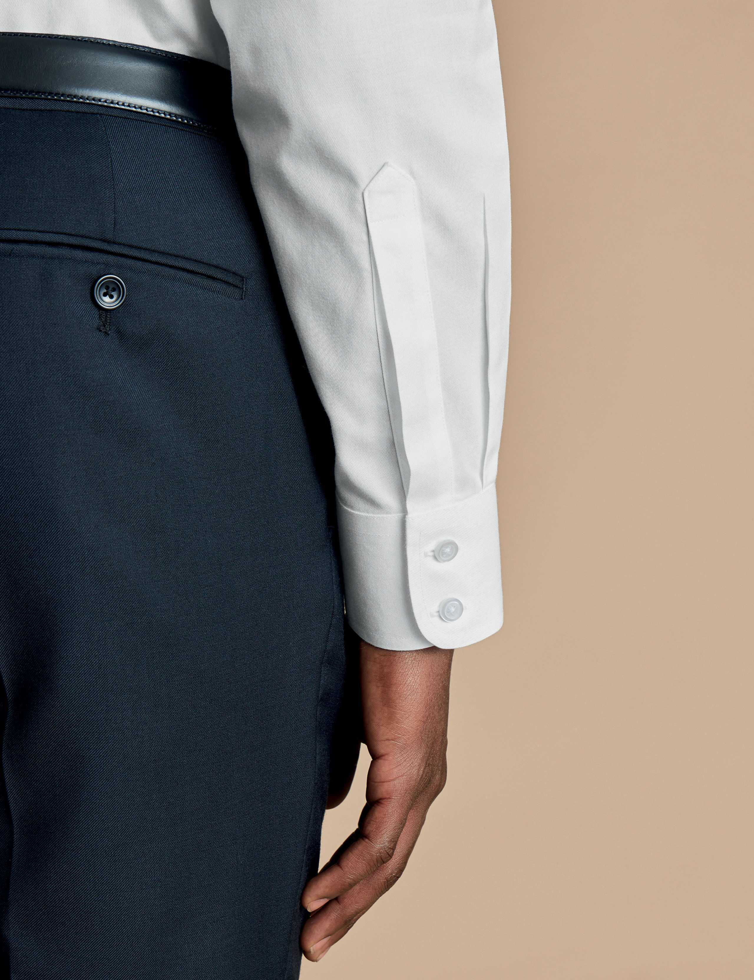 Slim Fit Non Iron Pure Cotton Twill Shirt 4 of 7