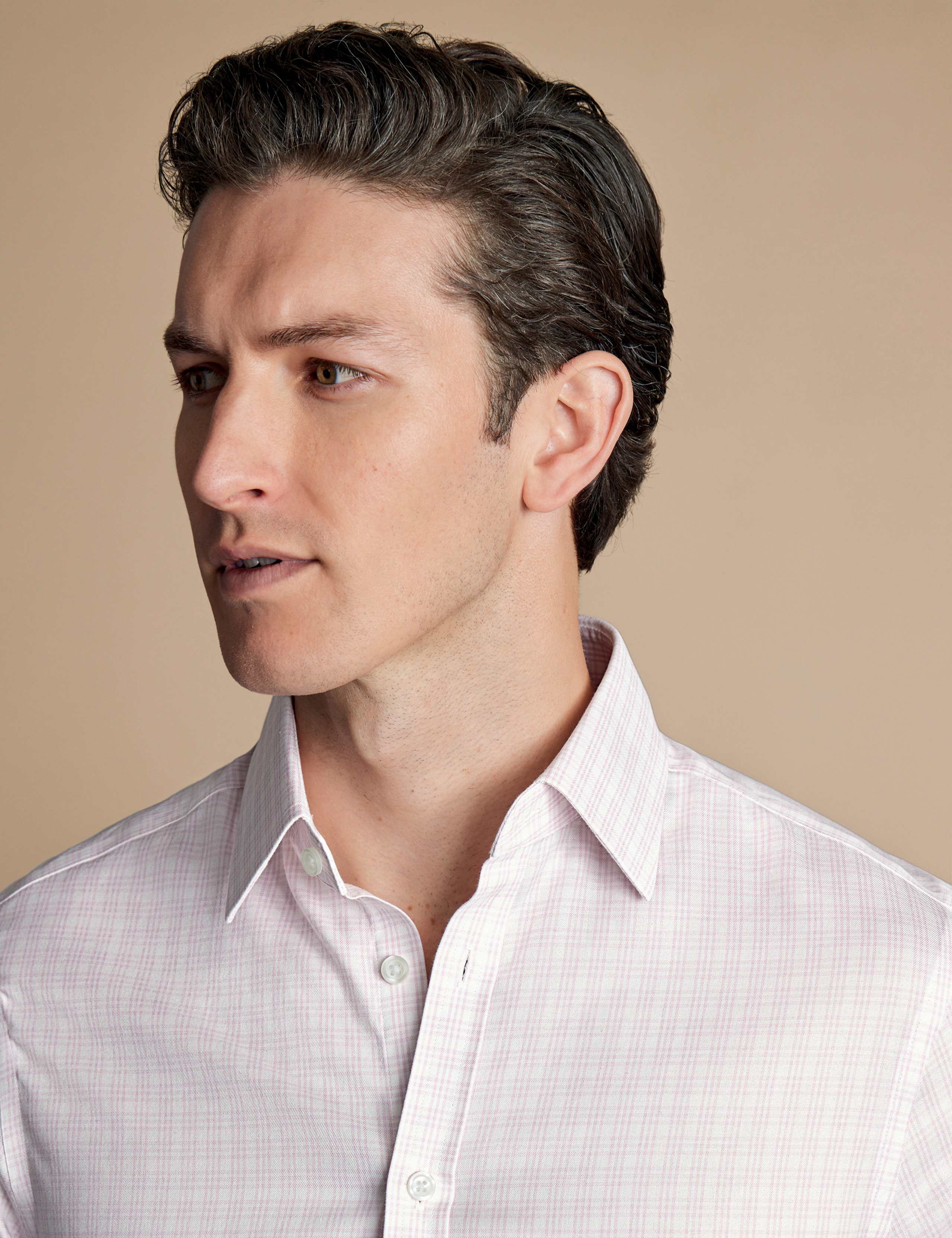Slim Fit Non Iron Pure Cotton Twill Shirt 3 of 6