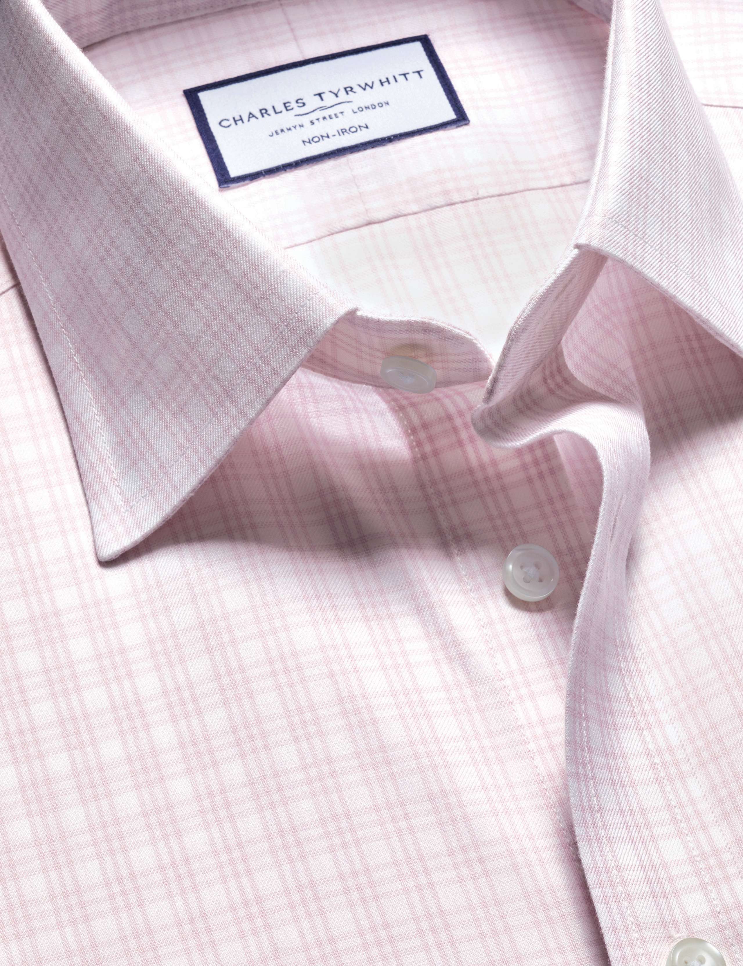 Slim Fit Non Iron Pure Cotton Twill Shirt 5 of 6
