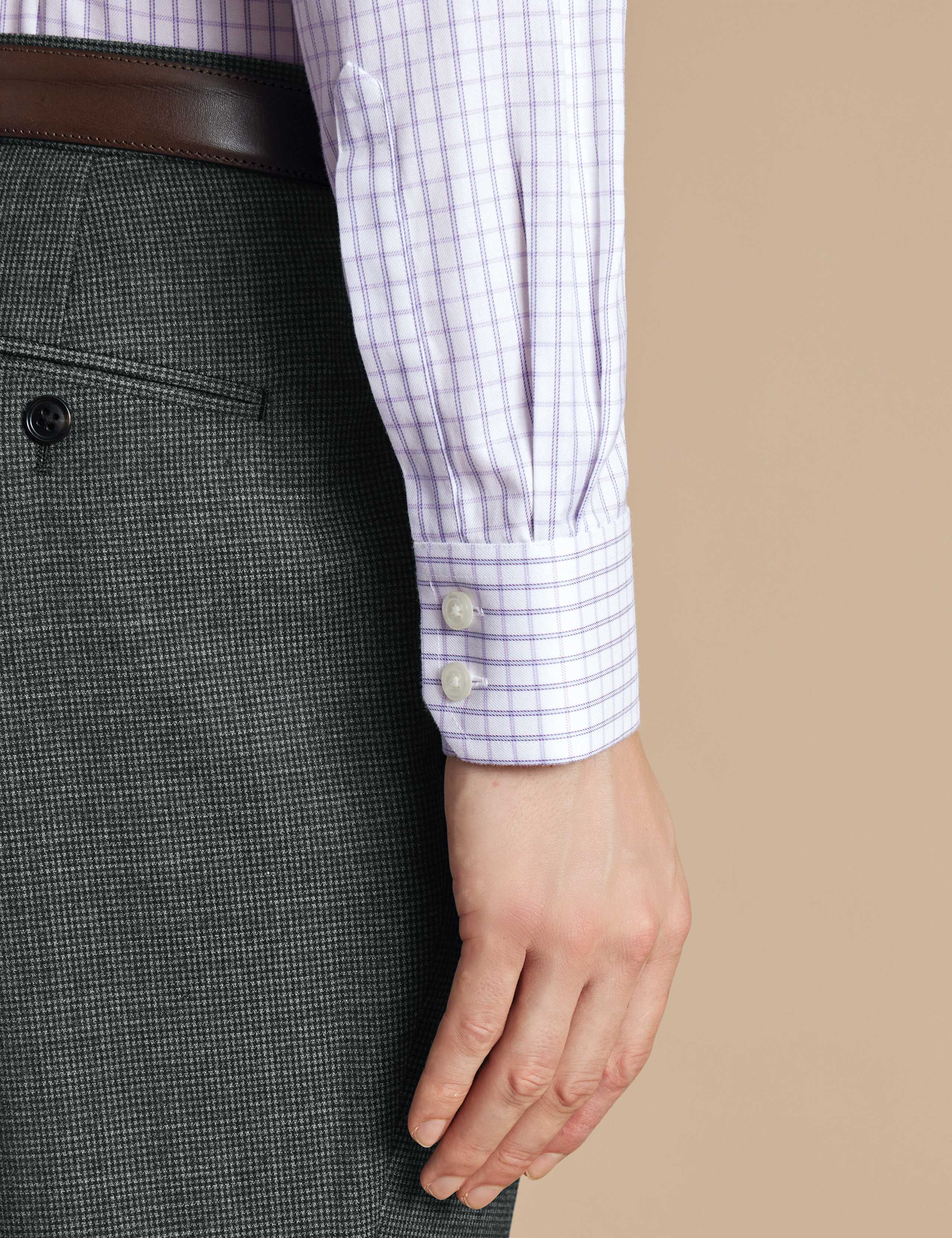 Slim Fit Non Iron Pure Cotton Twill Shirt 4 of 6
