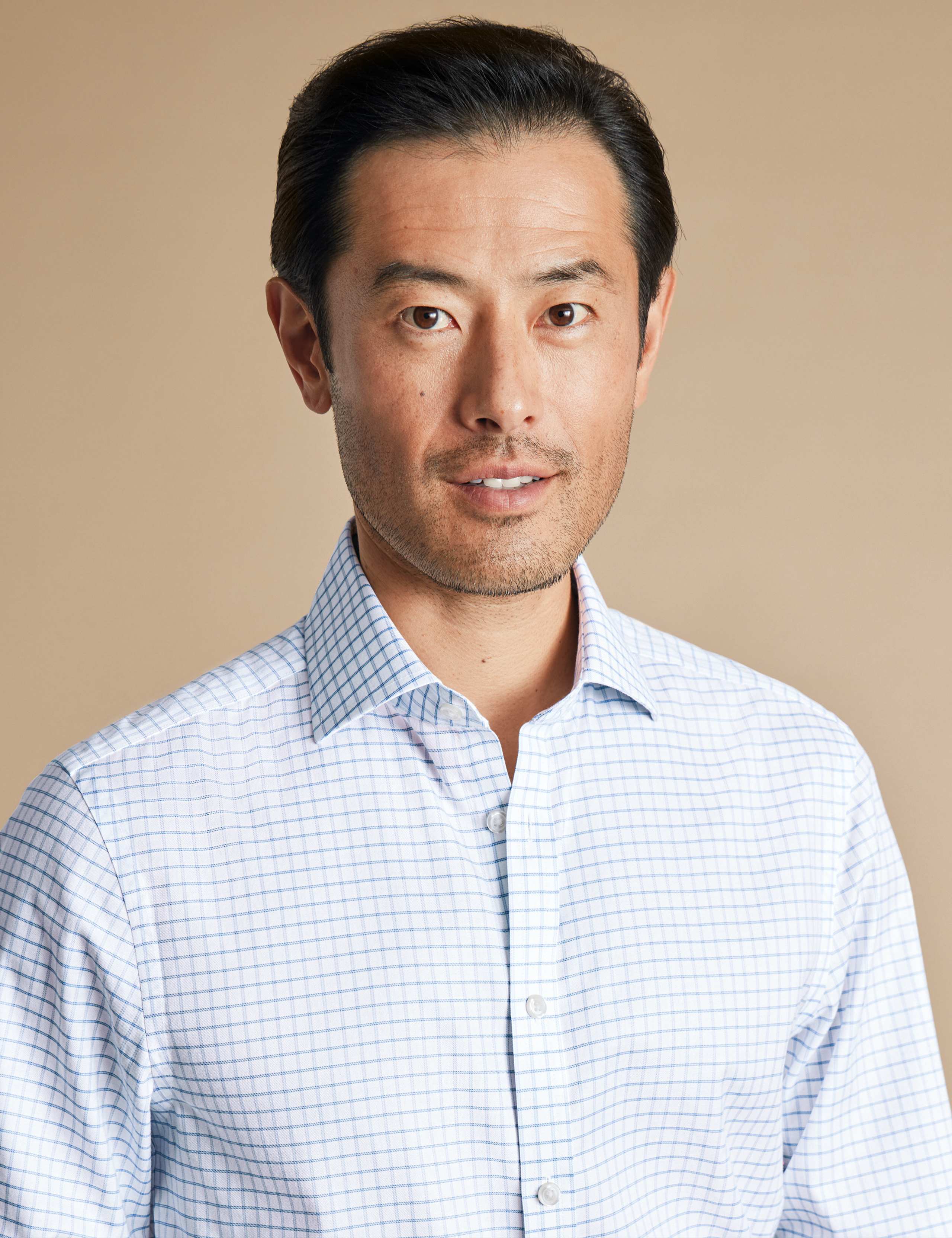 Slim Fit Non Iron Pure Cotton Twill Shirt 3 of 6