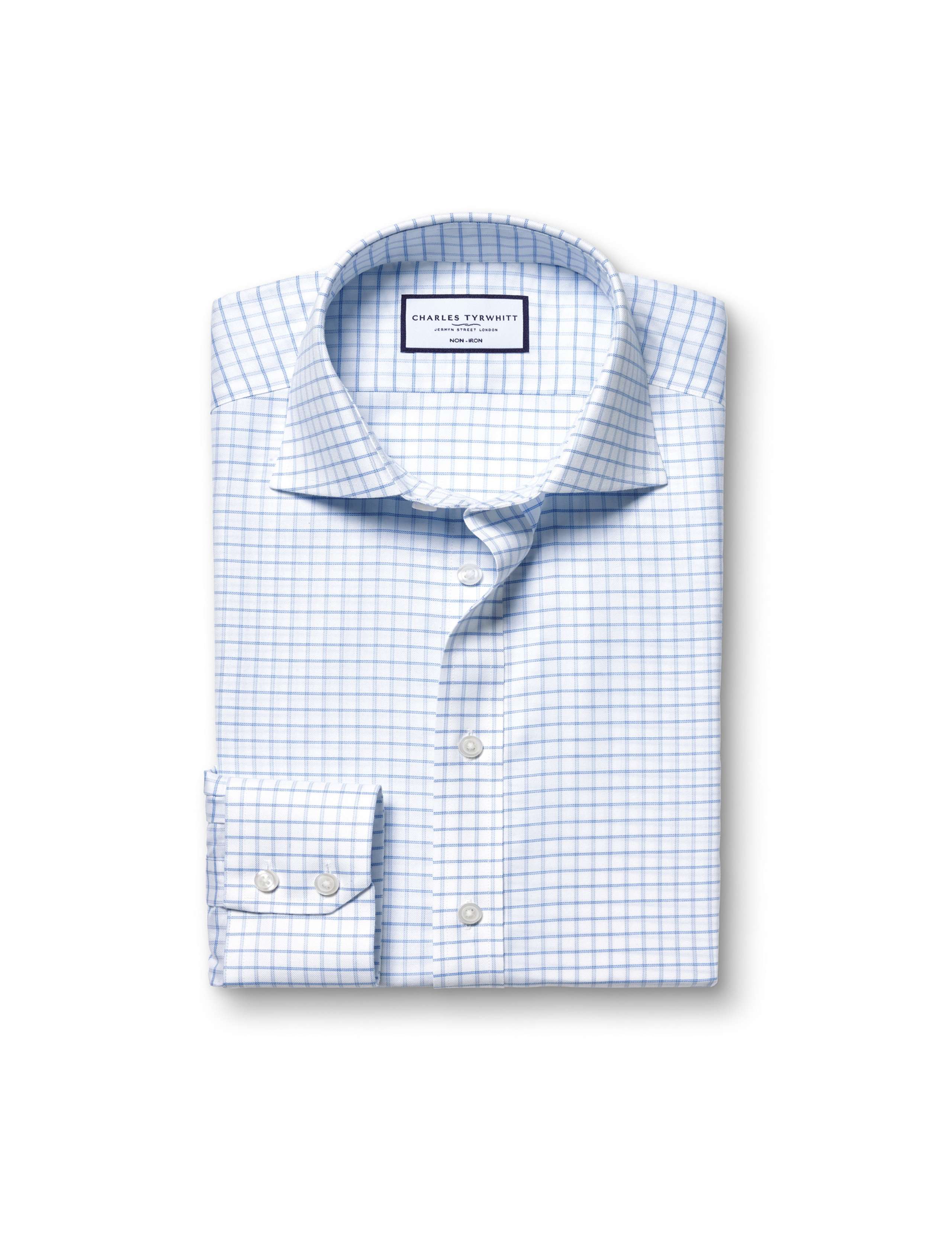 Slim Fit Non Iron Pure Cotton Twill Shirt 2 of 6