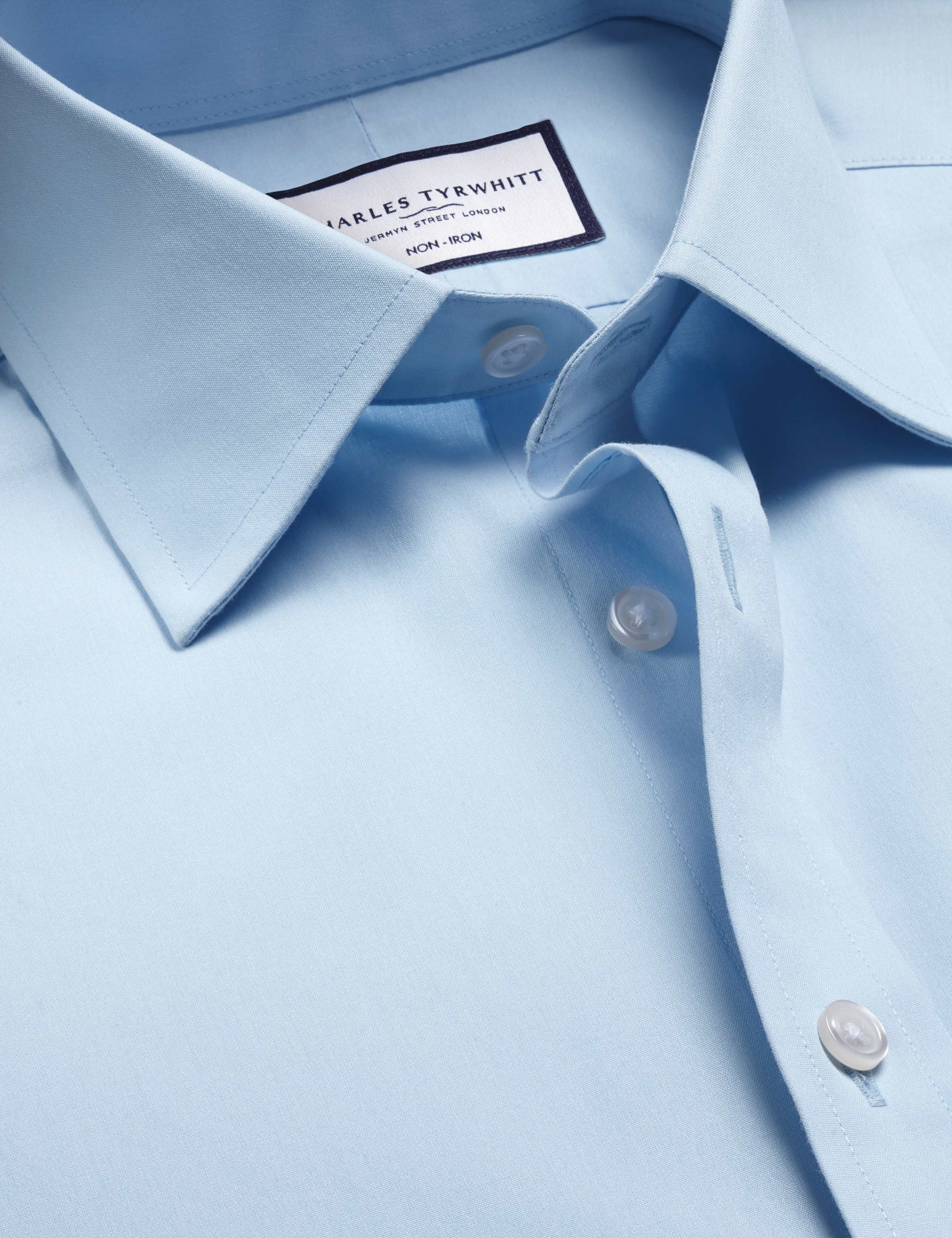 Non Iron Slim Fit Pure Cotton Shirt 5 of 6