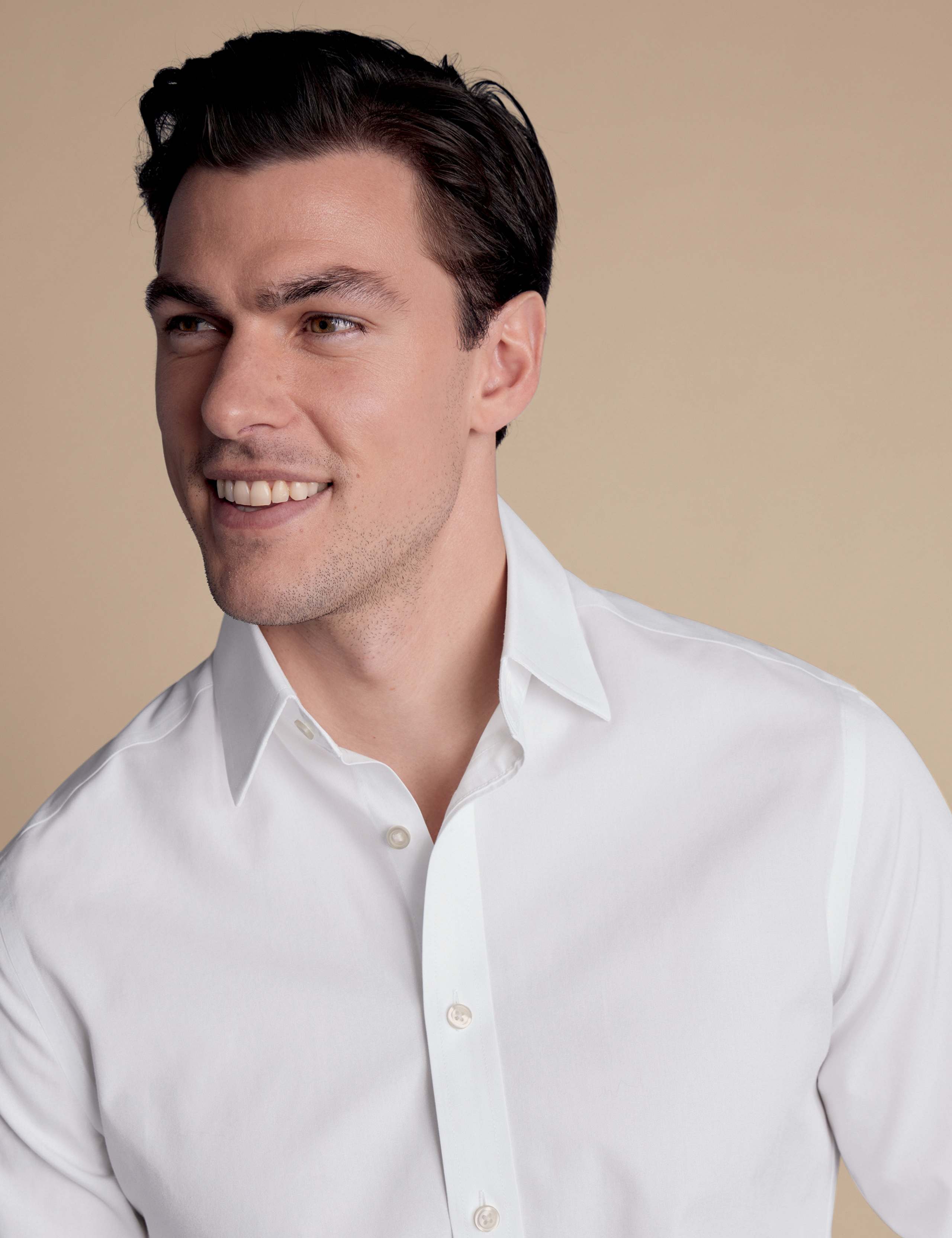 Non Iron Slim Fit Pure Cotton Shirt 3 of 6