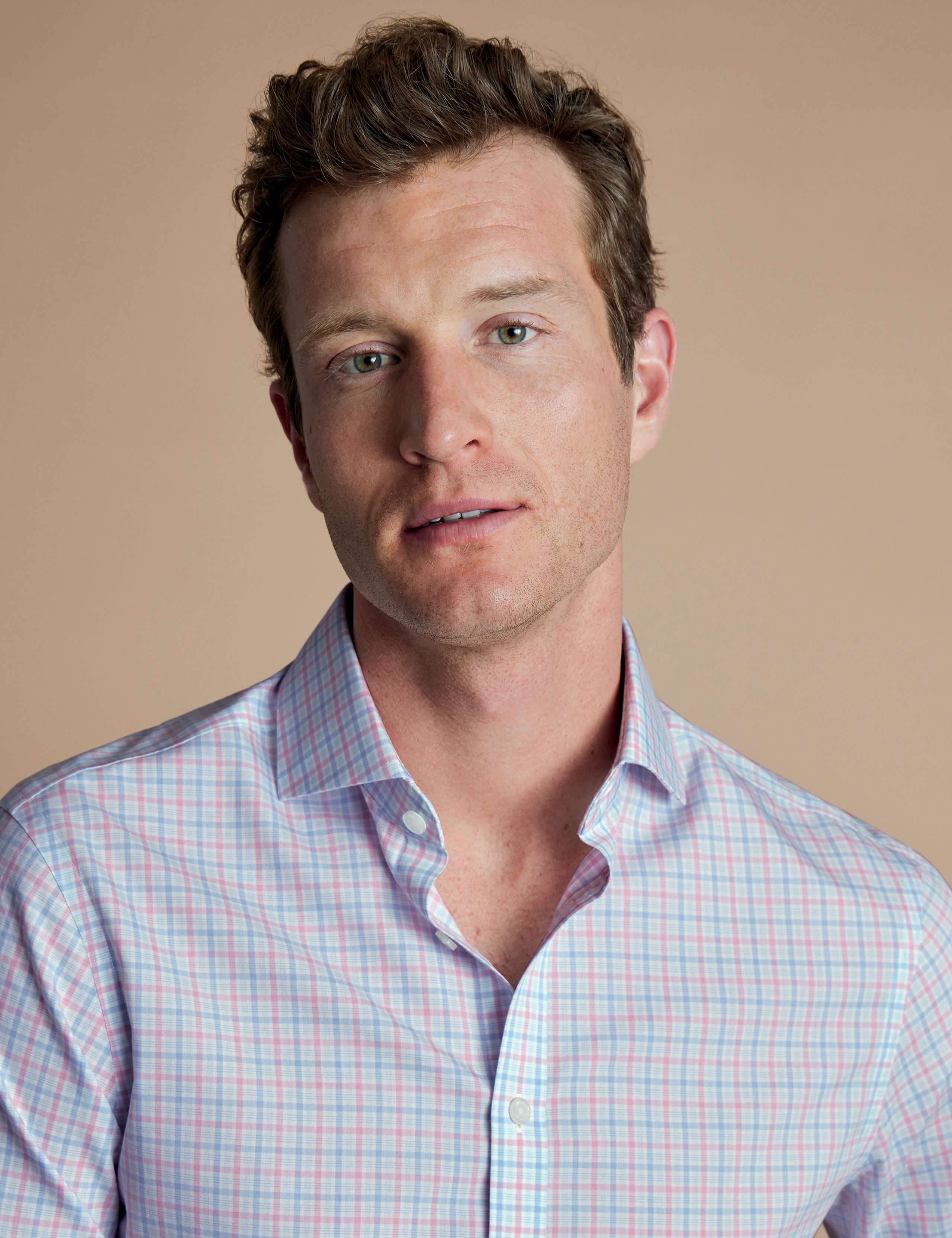 Regular Fit Non Iron Pure Cotton Check Shirt 3 of 6