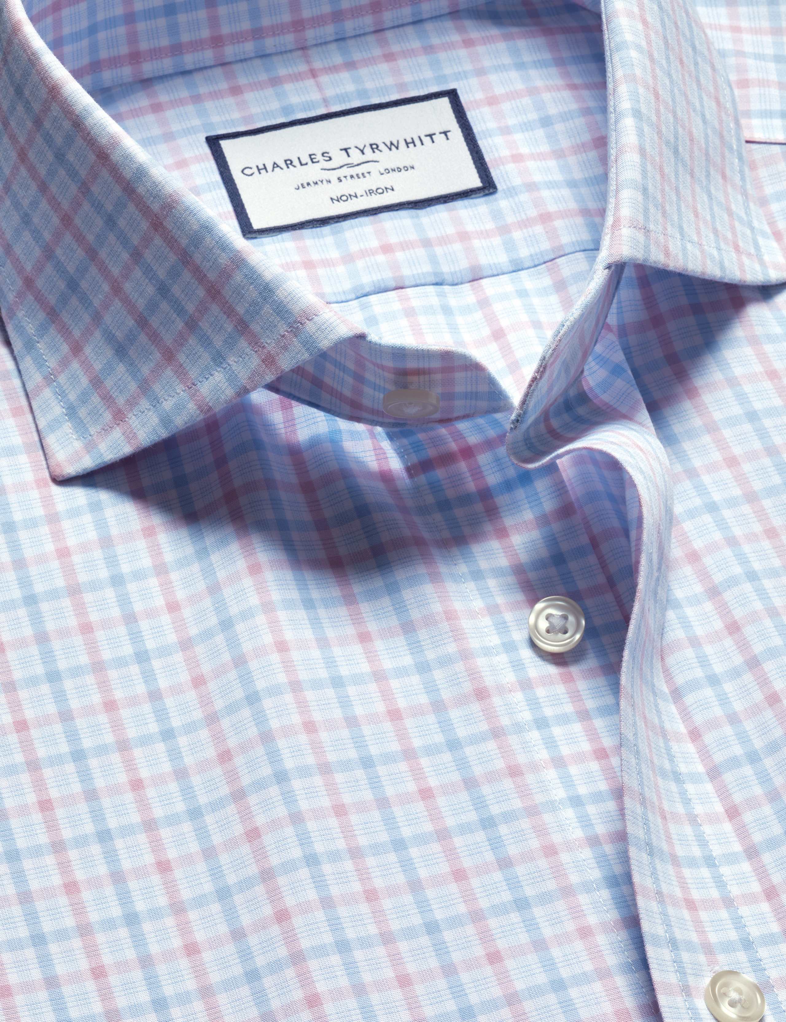 Regular Fit Non Iron Pure Cotton Check Shirt 5 of 6