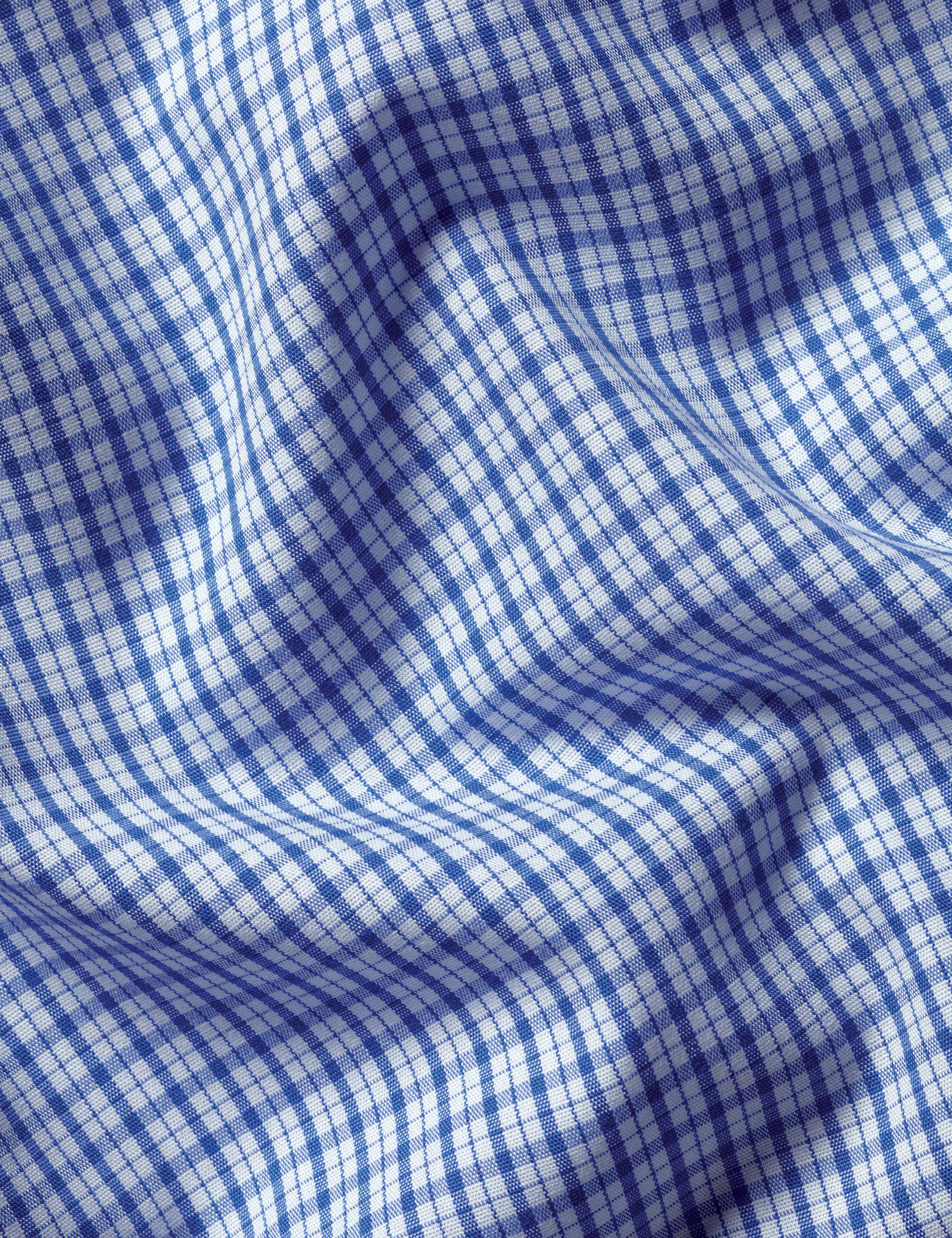 Slim Fit Non-Iron Pure Cotton Check Shirt 7 of 7