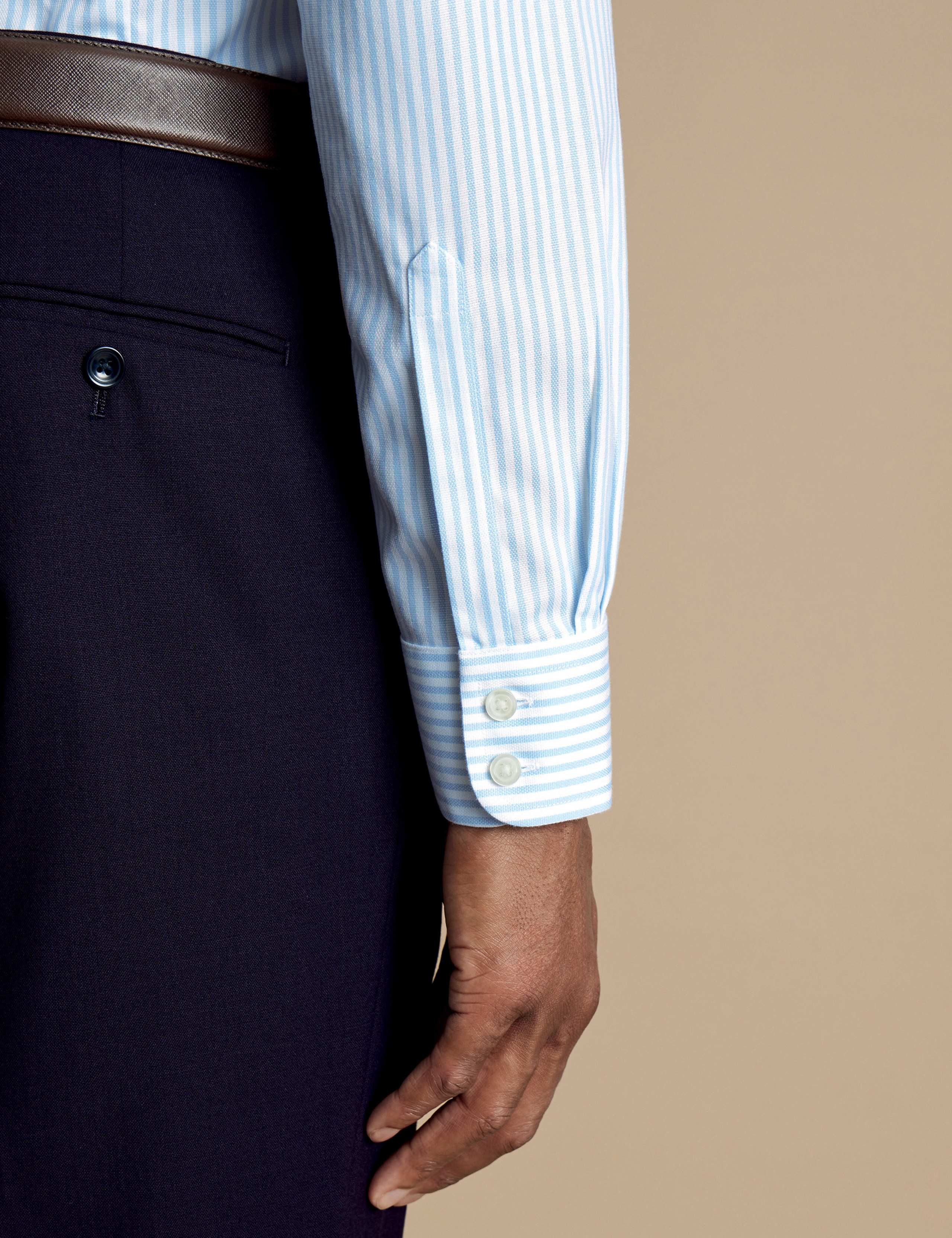Slim Fit Pure Cotton Striped Oxford Shirt 4 of 6