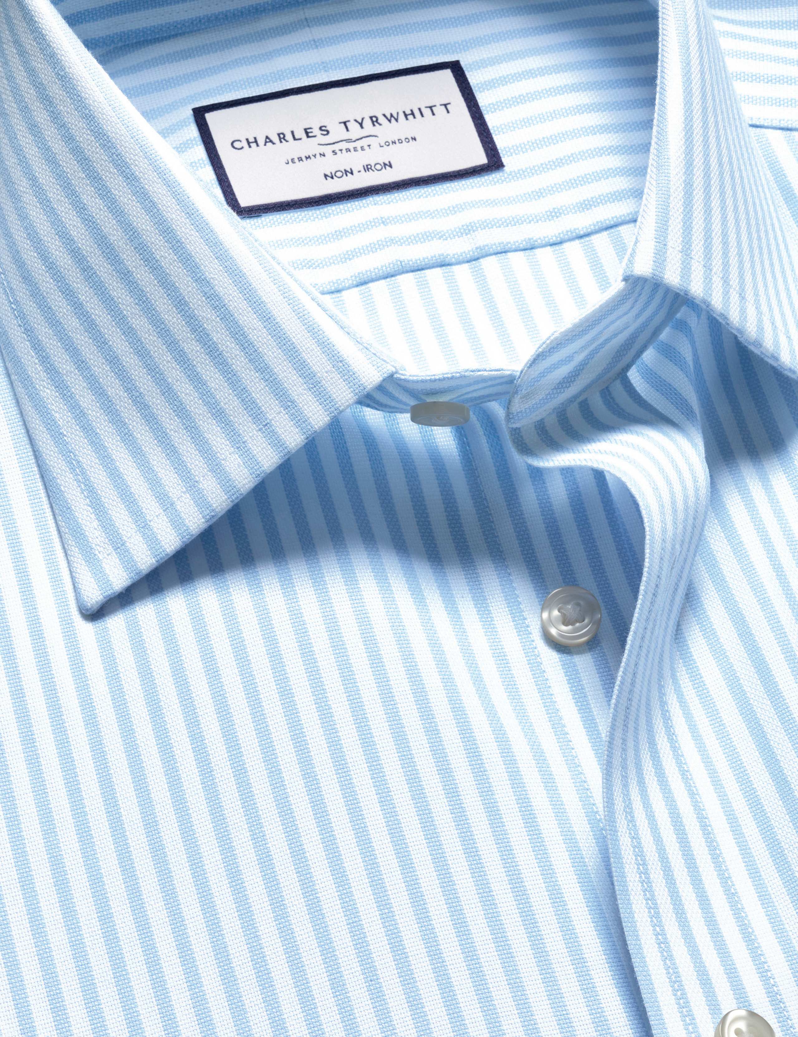 Slim Fit Pure Cotton Striped Oxford Shirt 5 of 6