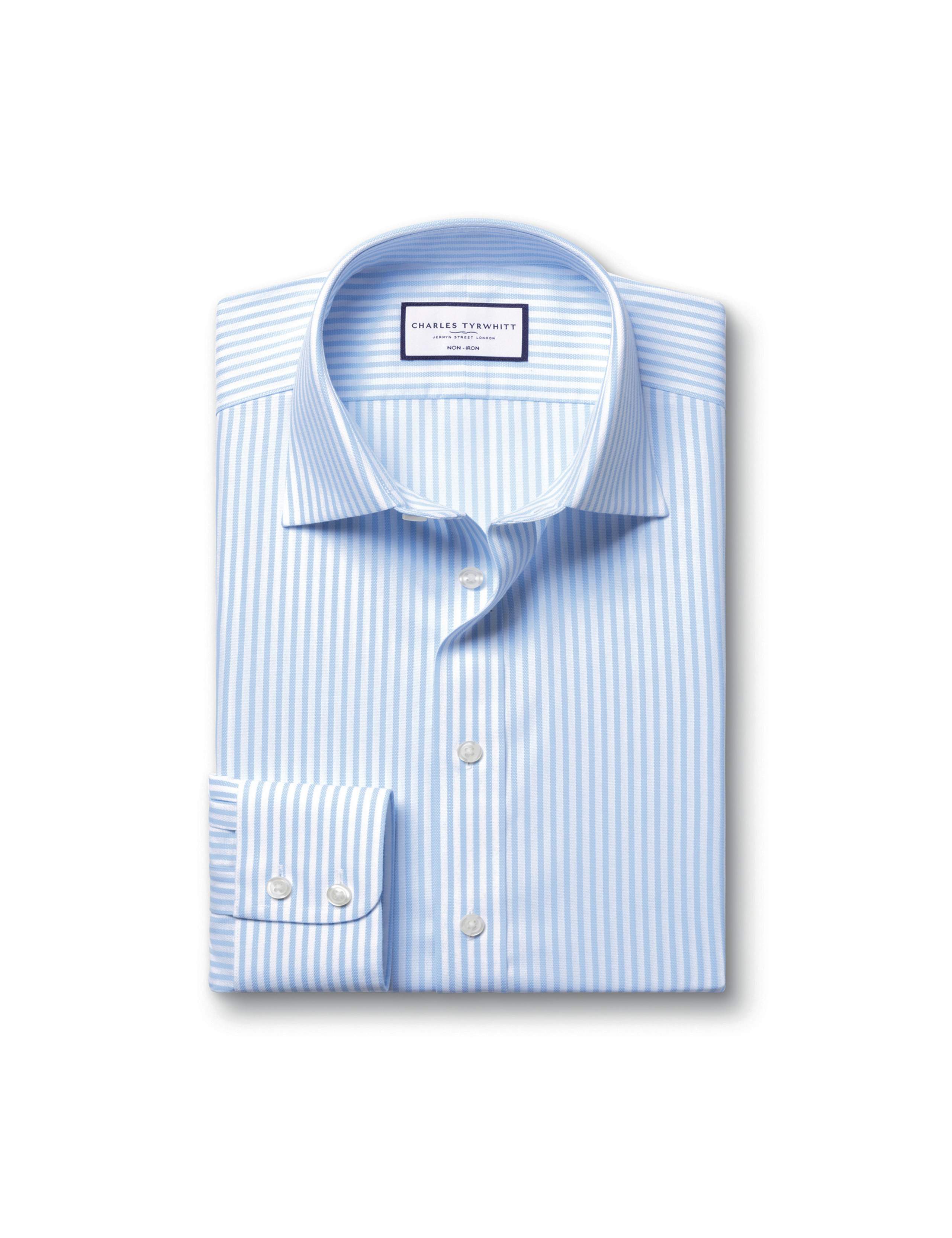 Slim Fit Pure Cotton Striped Oxford Shirt 2 of 6