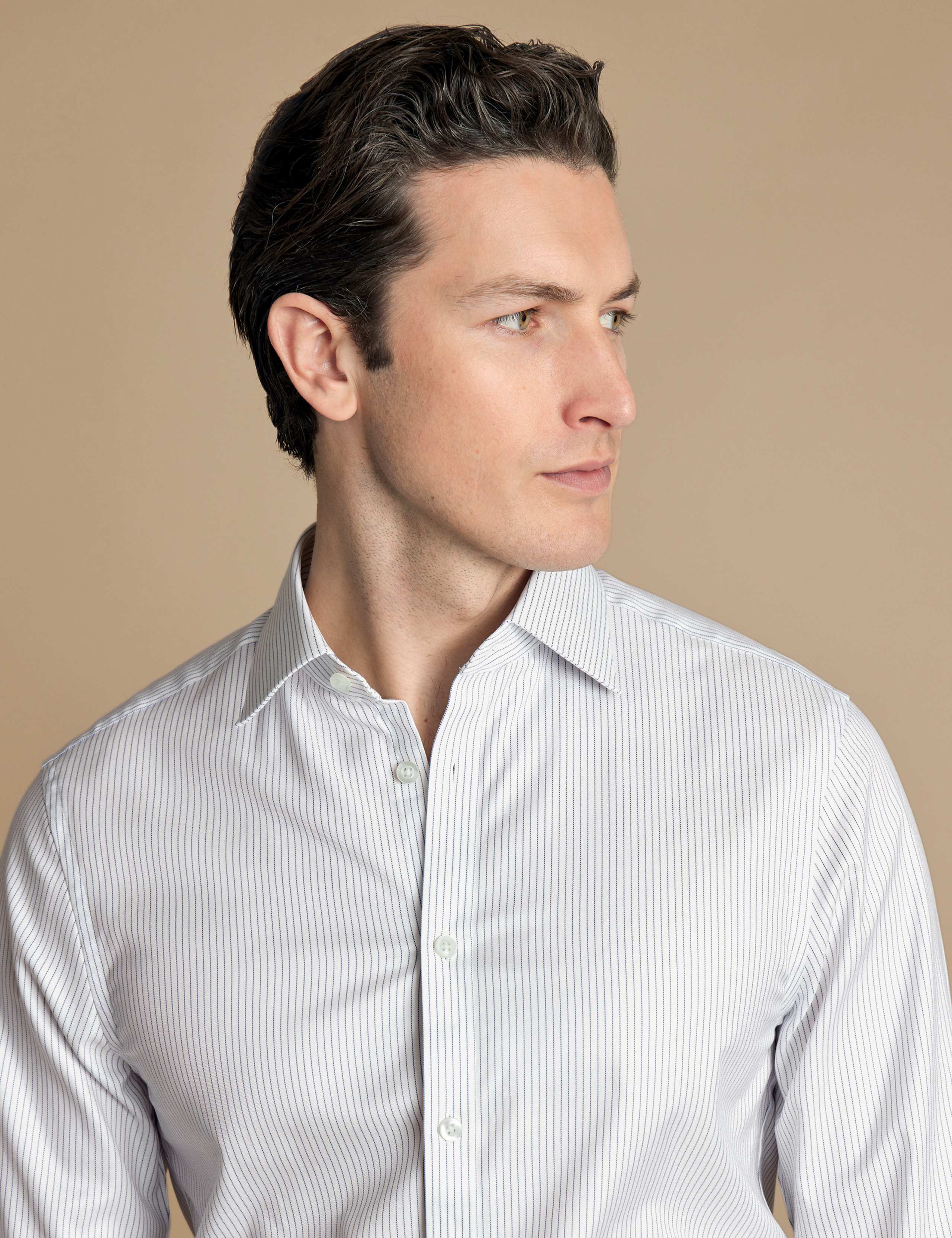 Egyptian Cotton Slim Fit Striped Shirt 3 of 6