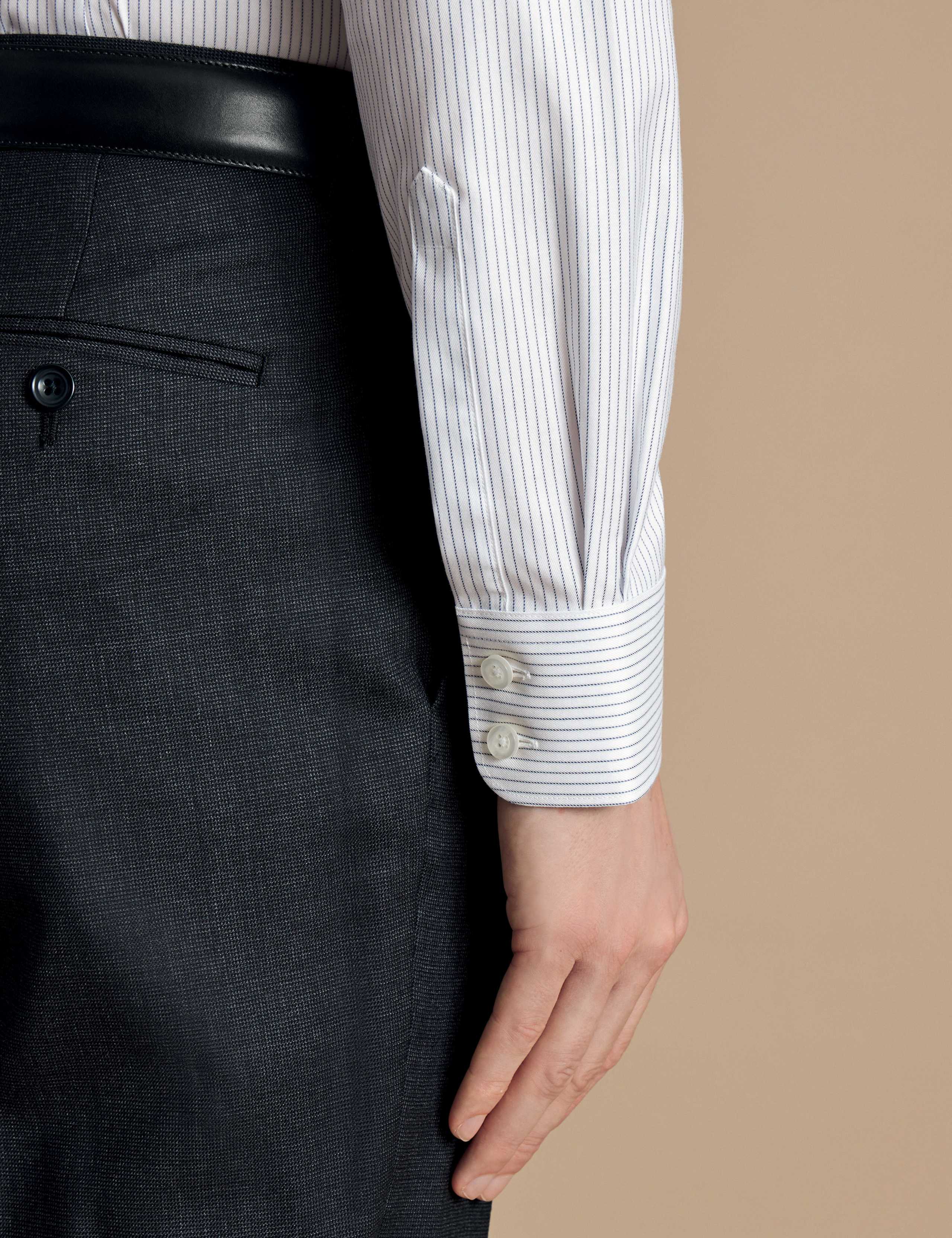 Egyptian Cotton Slim Fit Striped Shirt 4 of 6