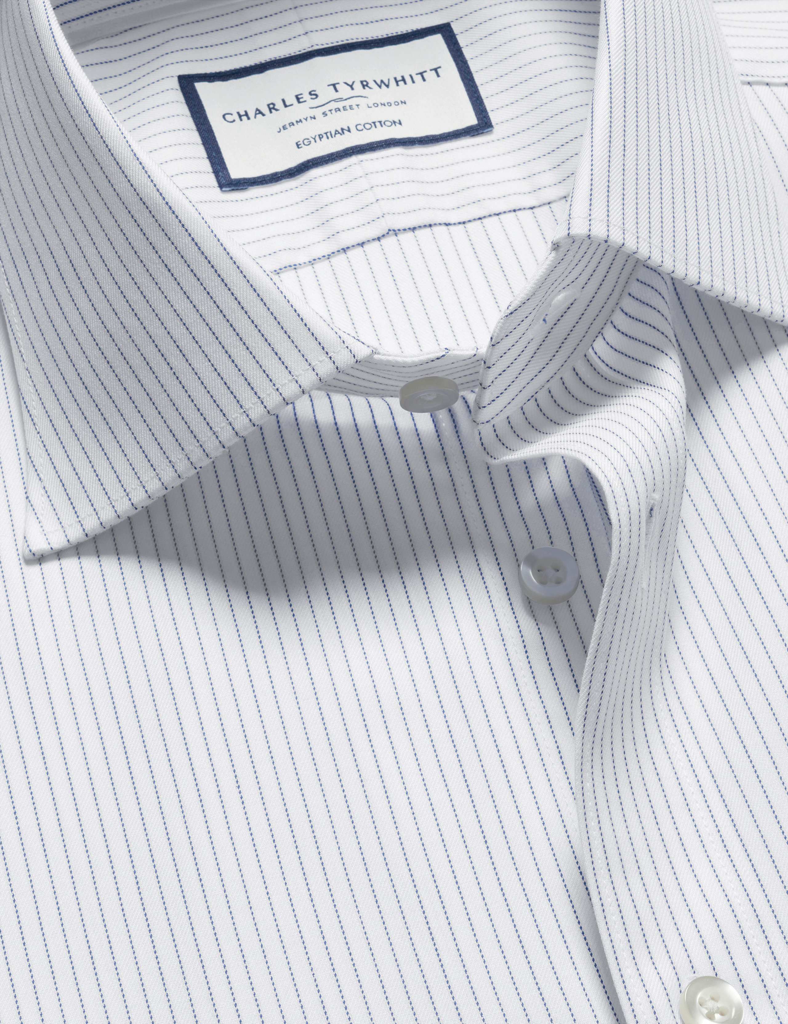 Egyptian Cotton Slim Fit Striped Shirt 5 of 6