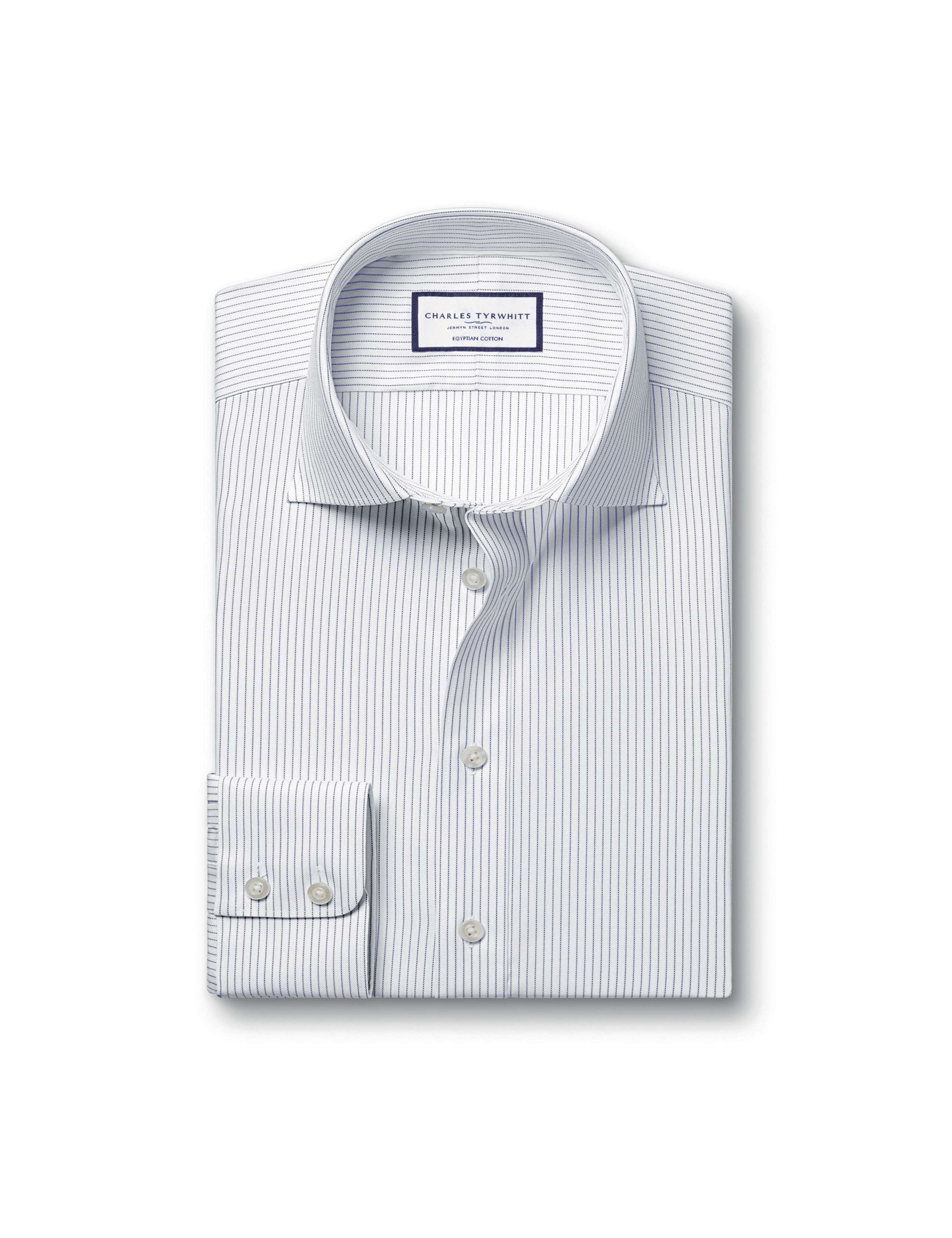 Egyptian Cotton Slim Fit Striped Shirt 2 of 6