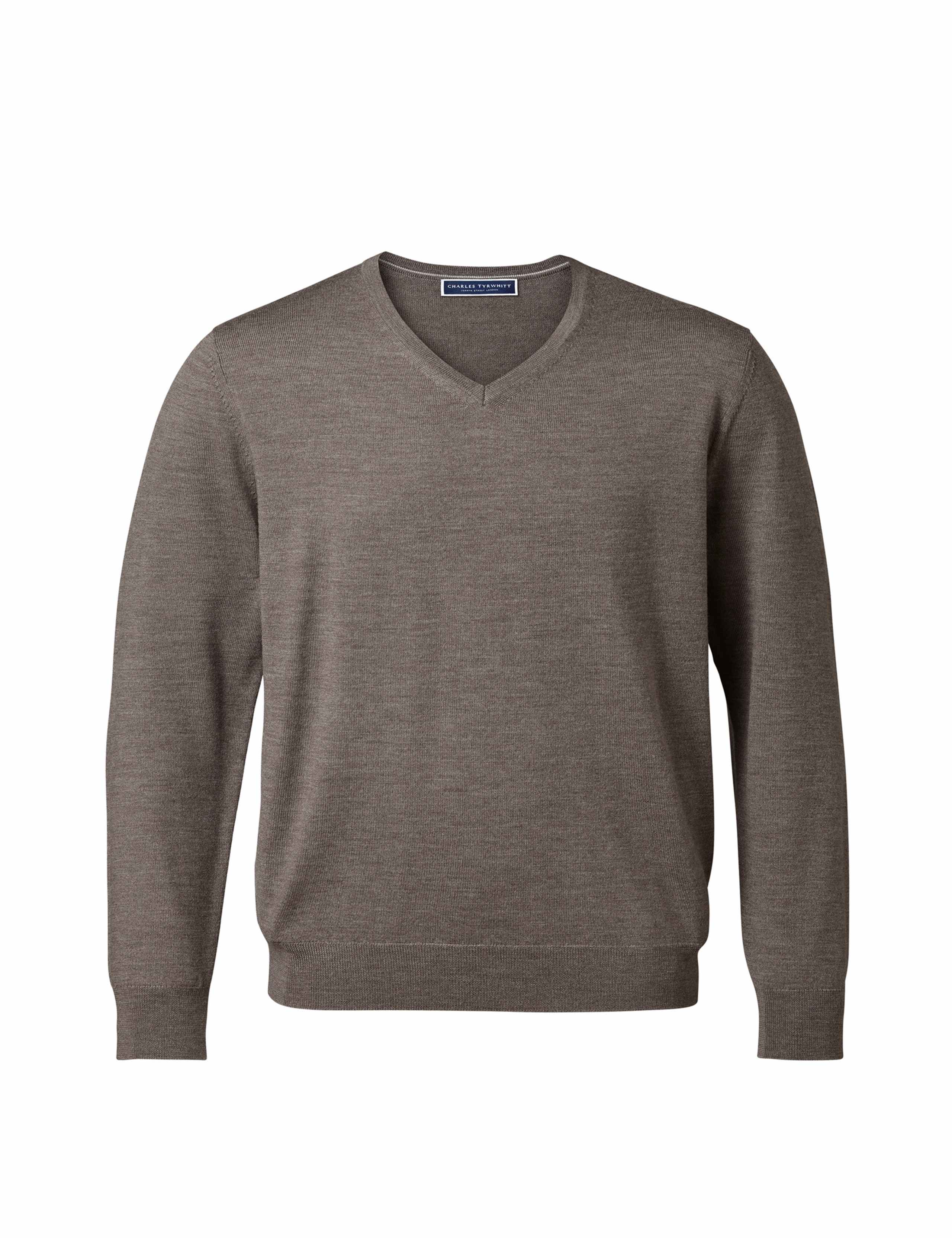 Pure Wool V-Neck Jumper 2 of 6