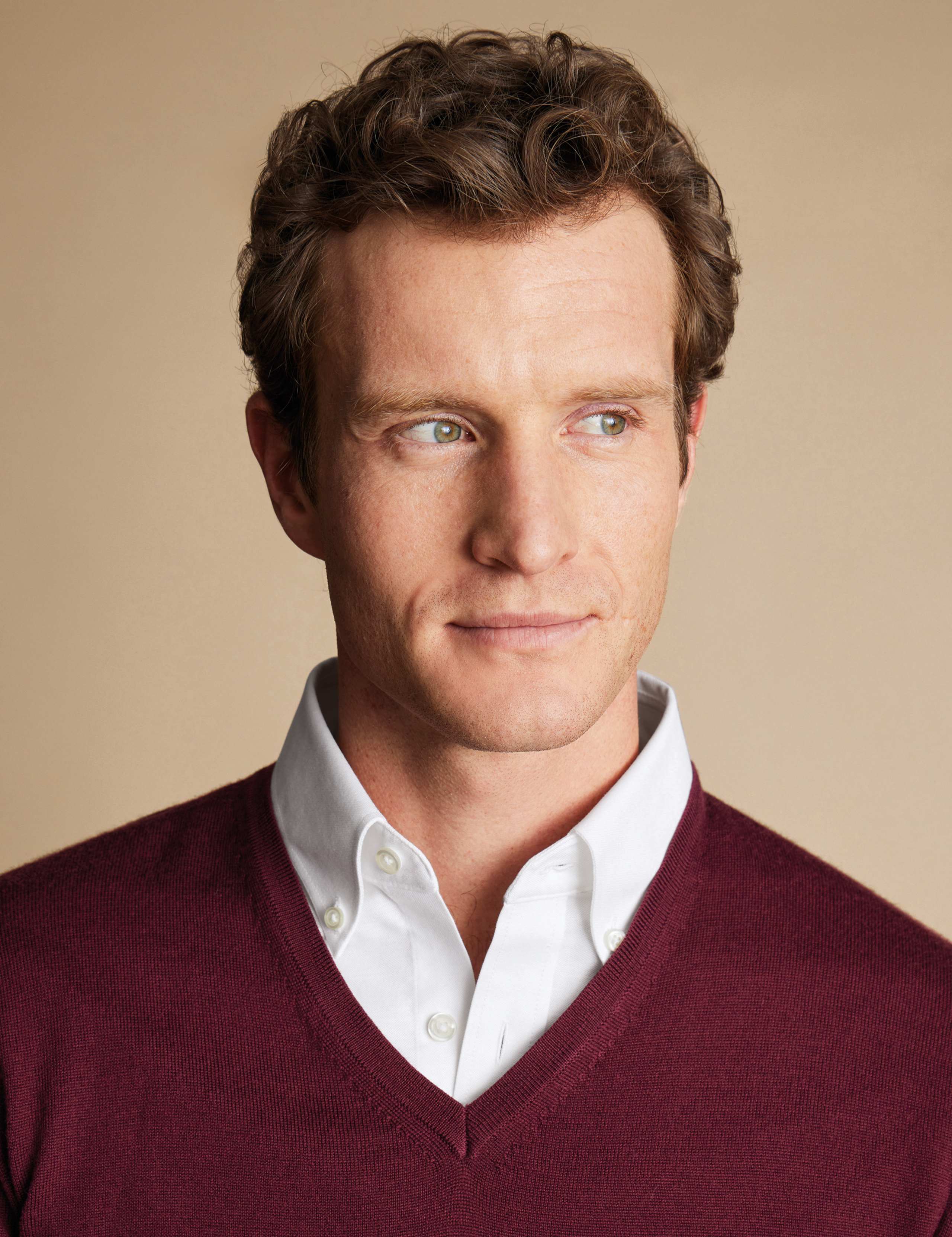 Pure Wool V-Neck Jumper 3 of 5