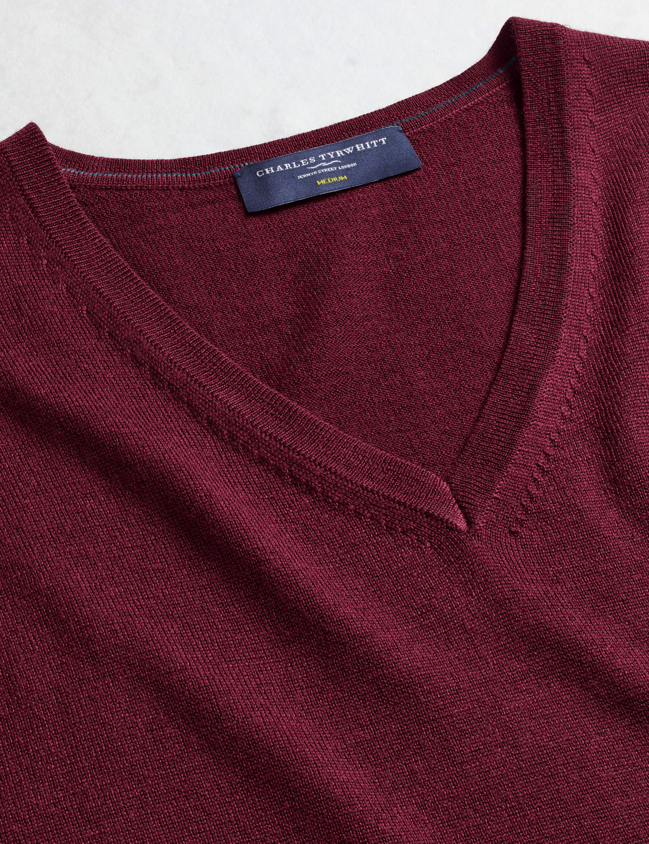 Pure Wool V-Neck Jumper 4 of 5