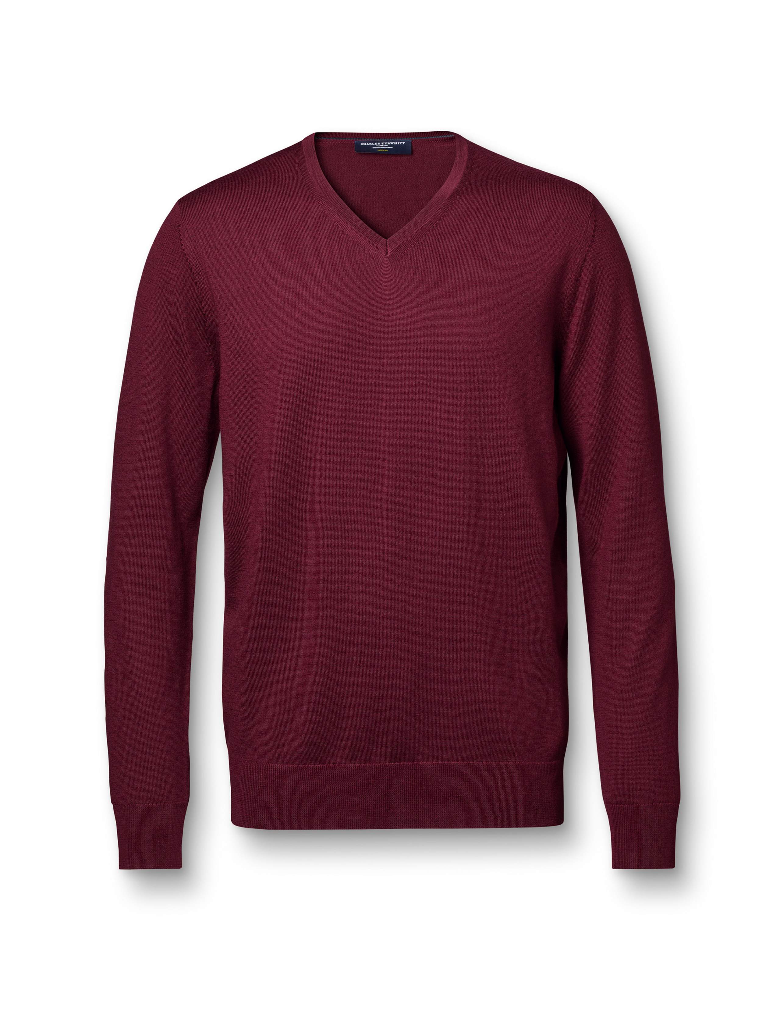 Pure Wool V-Neck Jumper 2 of 5