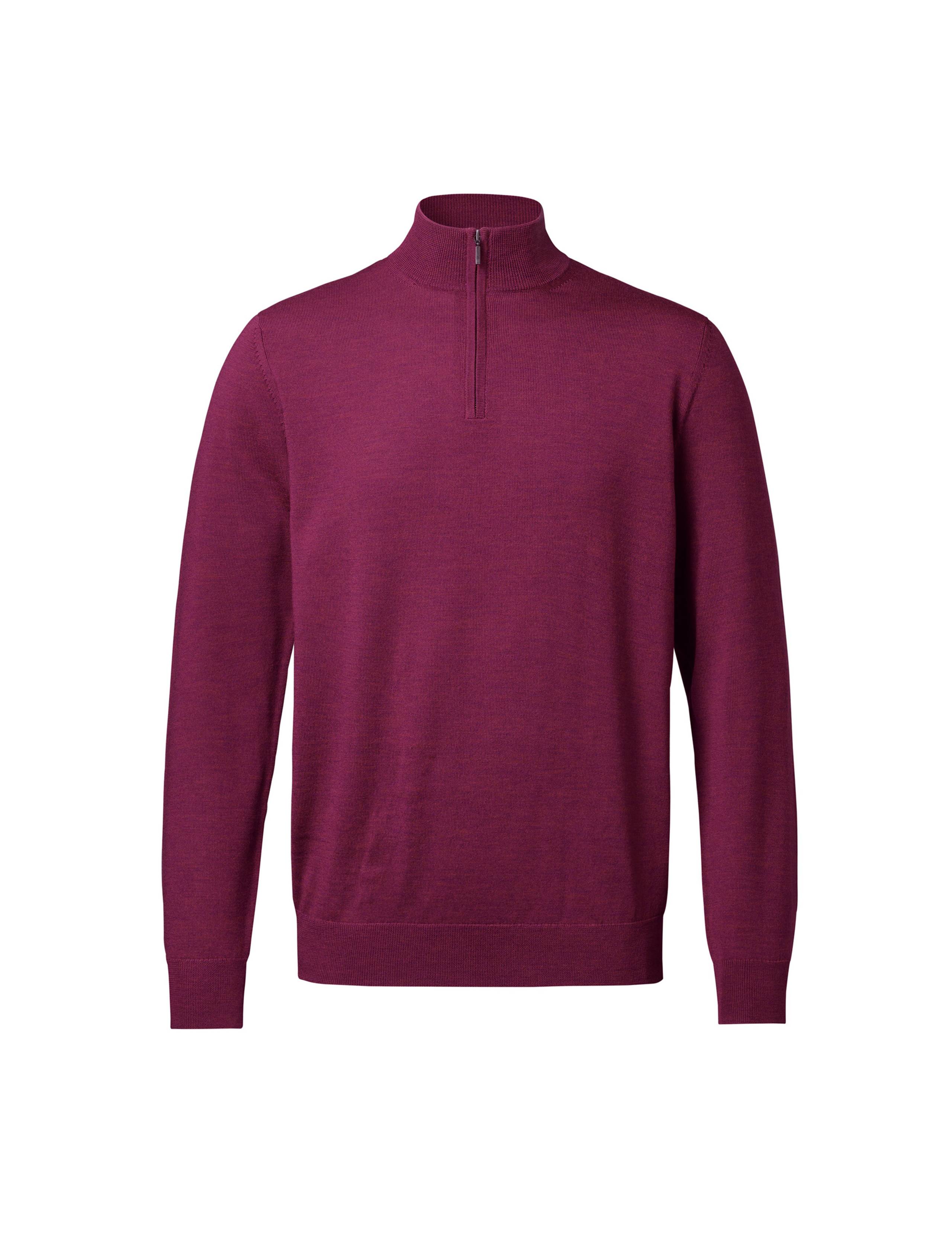 Pure Merino Wool Half Zip Jumper 2 of 5