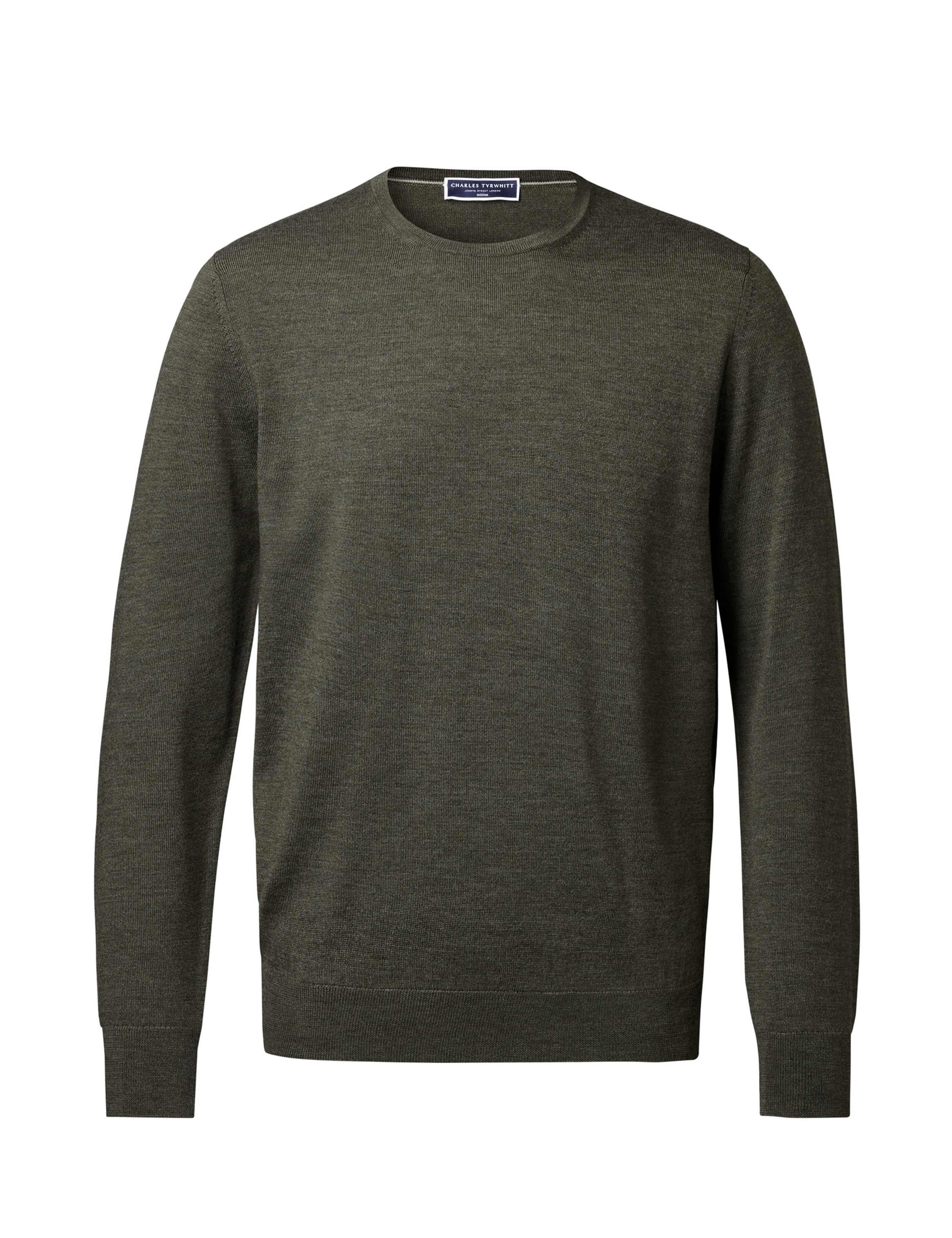 Pure Merino Wool Crew Neck Jumper 2 of 5