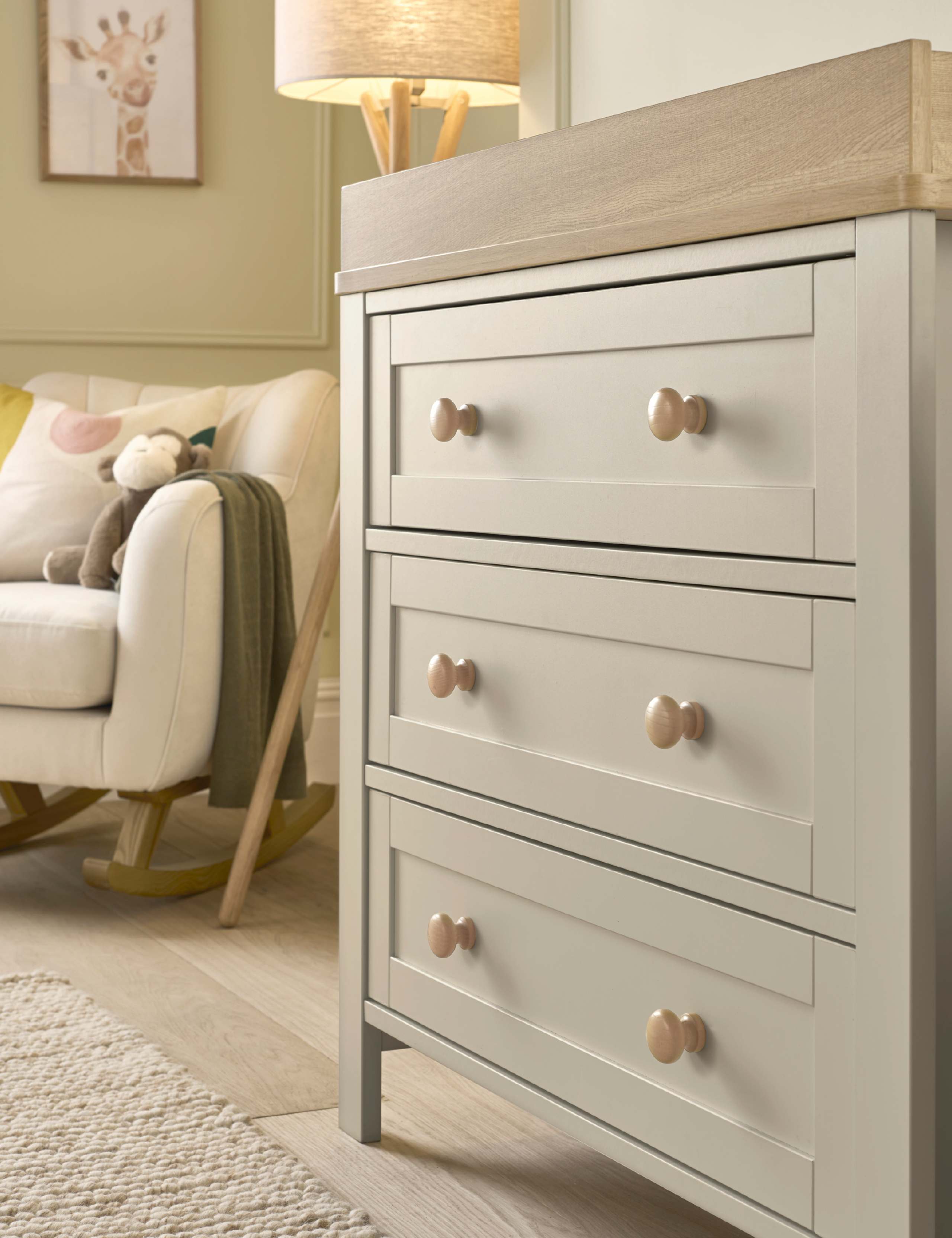 Wedmore 3 Piece Dresser, Wardrobe & Cotbed 3 of 8