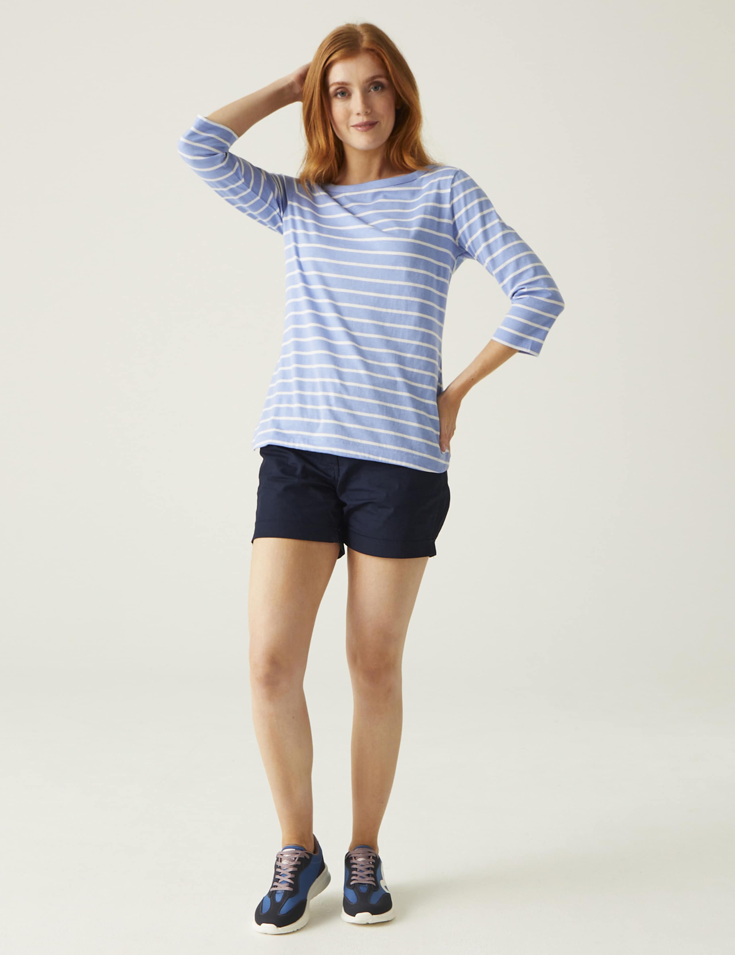 Bayletta Cotton Blend Striped T-Shirt 3 of 4