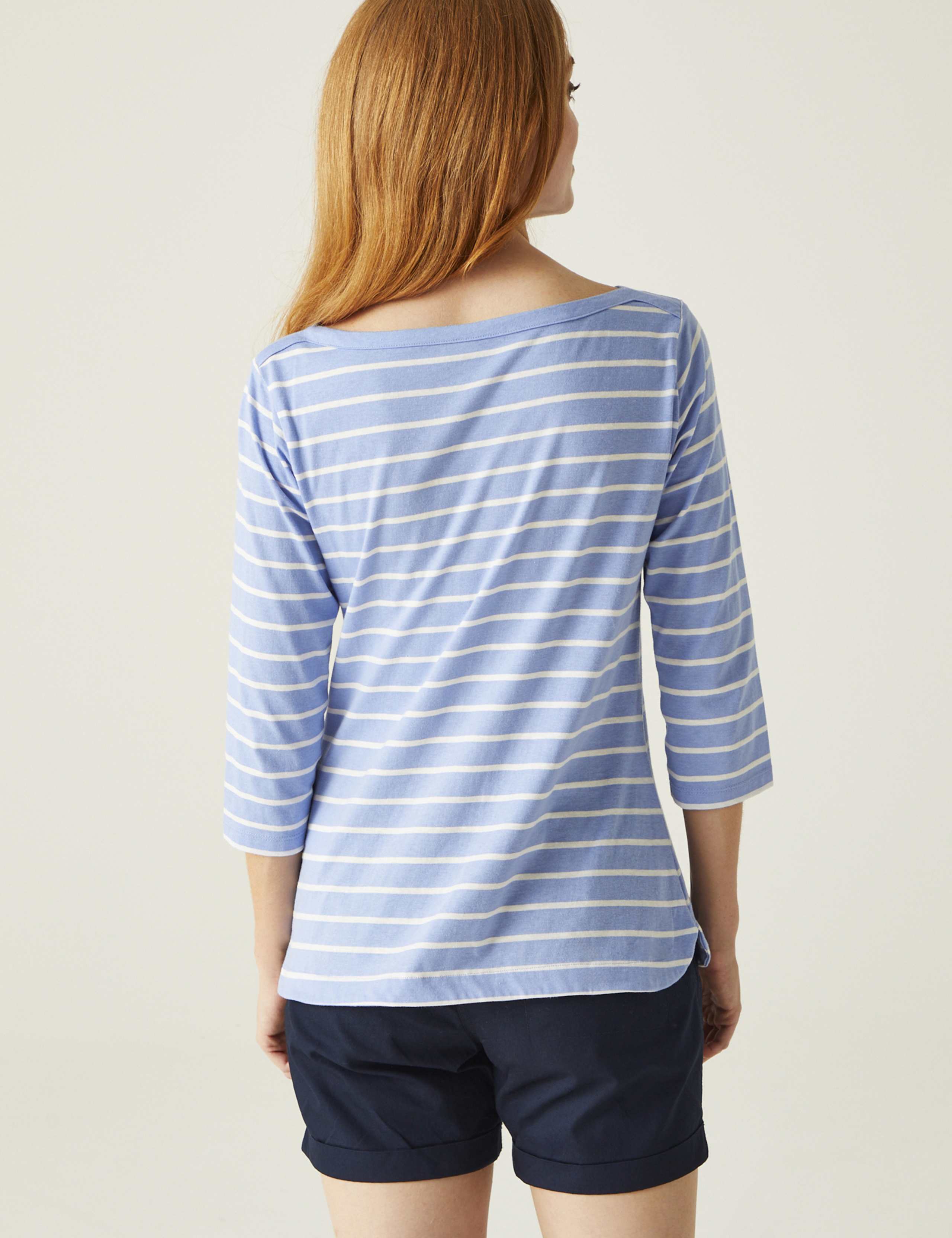 Bayletta Cotton Blend Striped T-Shirt 4 of 4