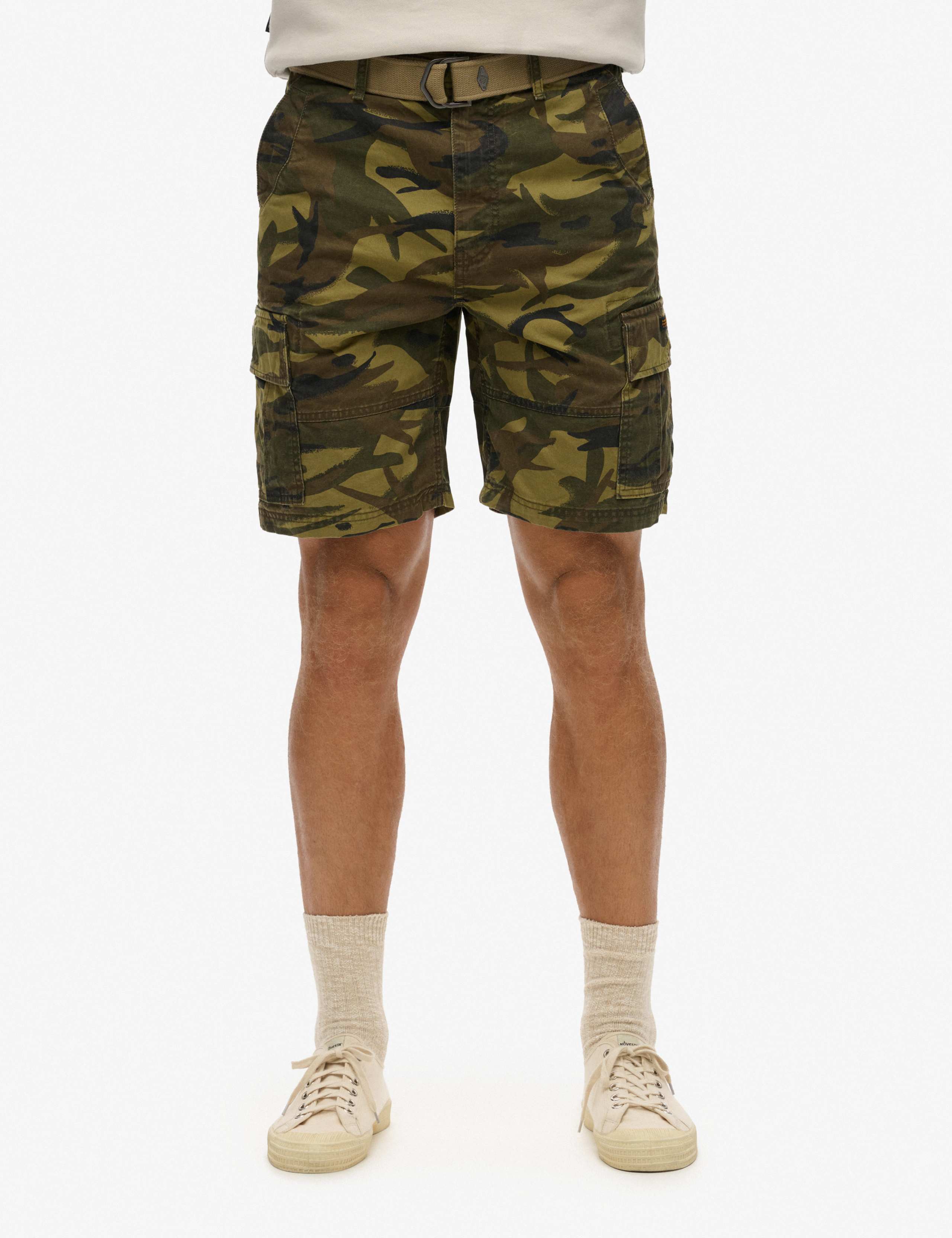 Loose Fit Pure Cotton Cargo Shorts 1 of 8