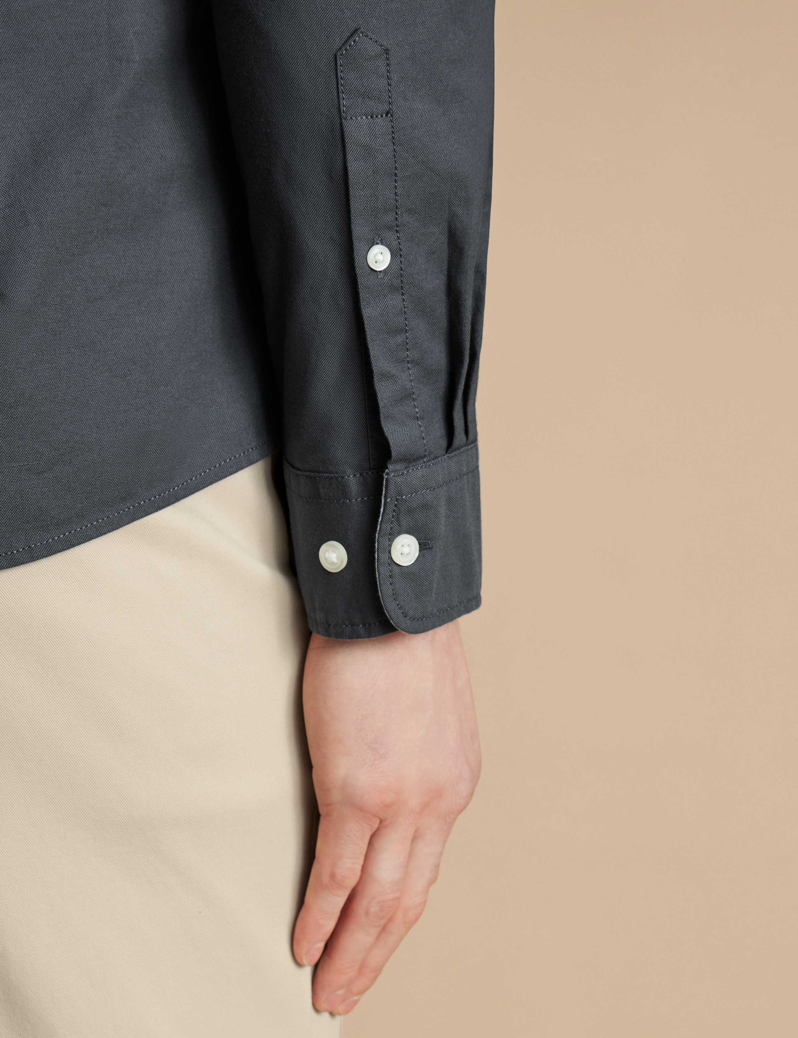 Slim Fit Pure Cotton Washed Oxford Shirt 5 of 7