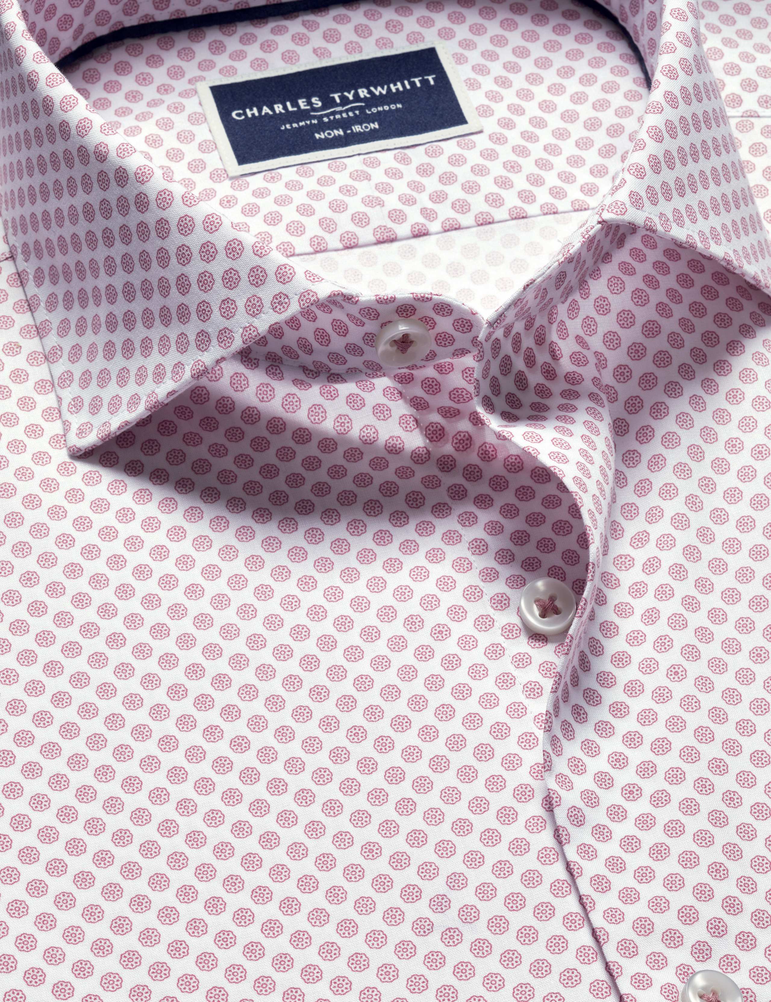 Regular Fit Non Iron Pure Cotton Printed Shirt 5 of 6