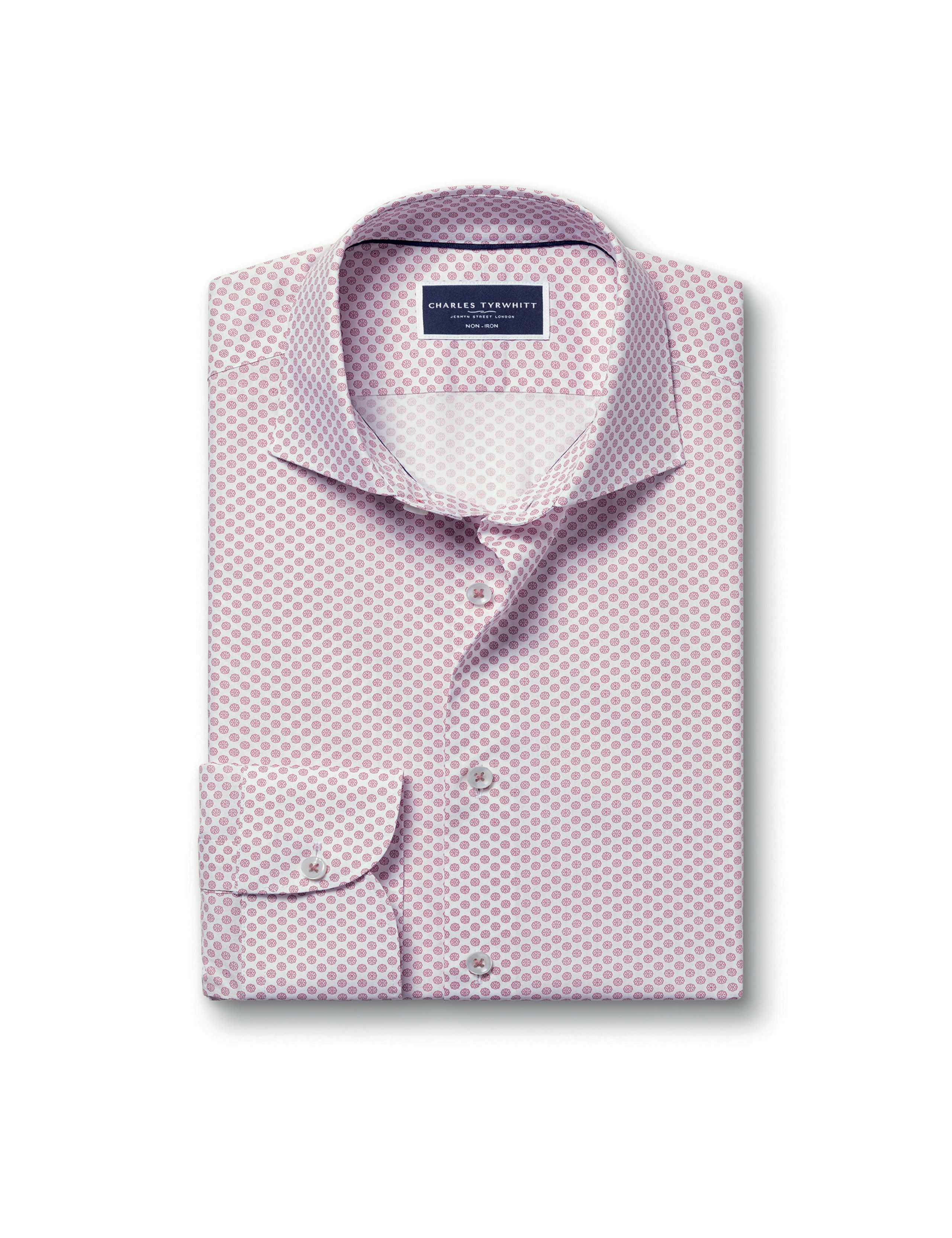 Regular Fit Non Iron Pure Cotton Printed Shirt 2 of 6