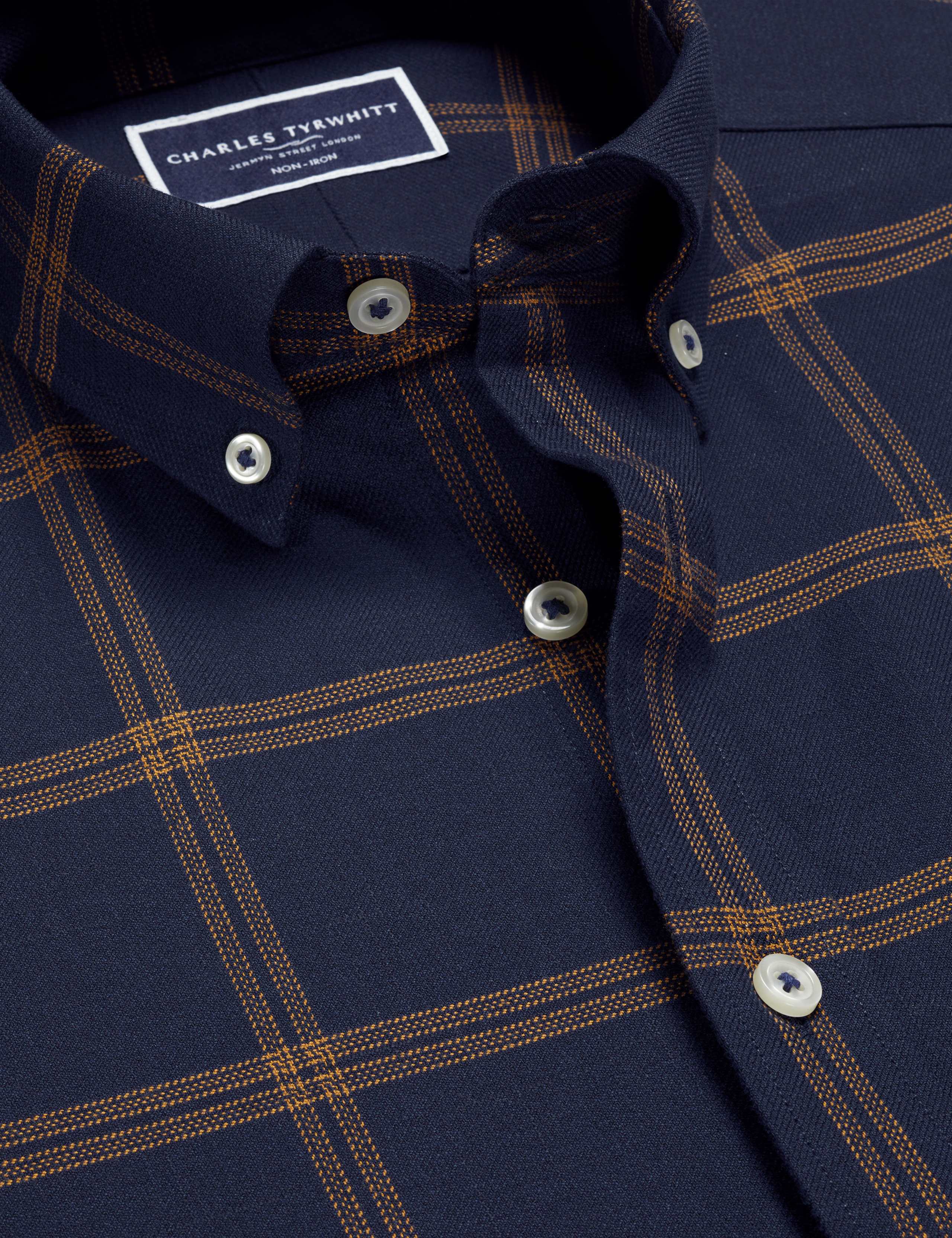 Slim Fit Non Iron Pure Cotton Twill Shirt 5 of 6