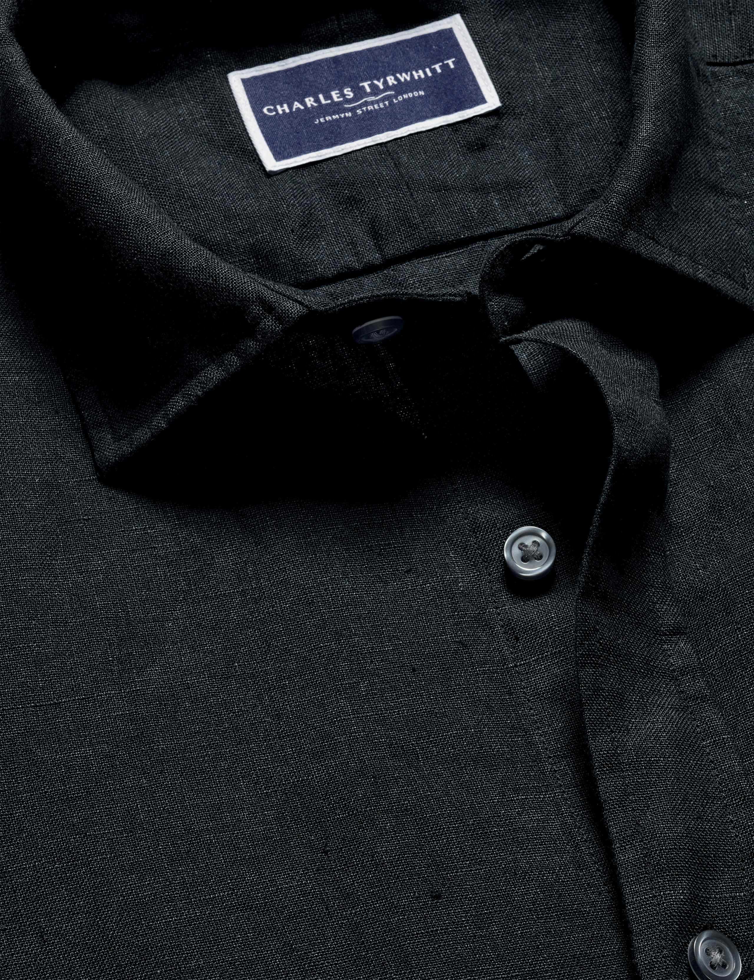 QT Slim Fit Pure Linen Shirt 6 of 7