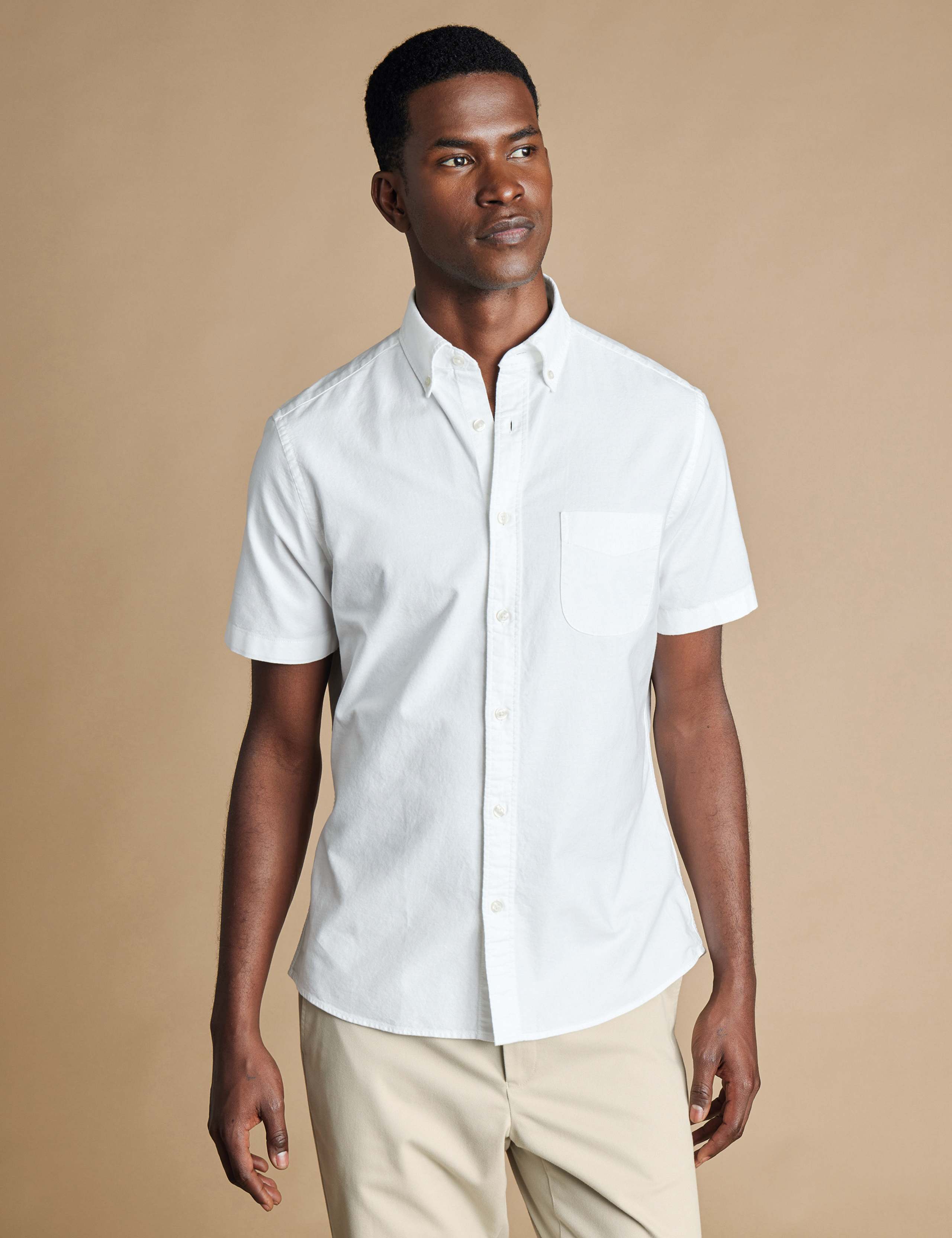 Slim Fit Pure Cotton Oxford Shirt 1 of 6