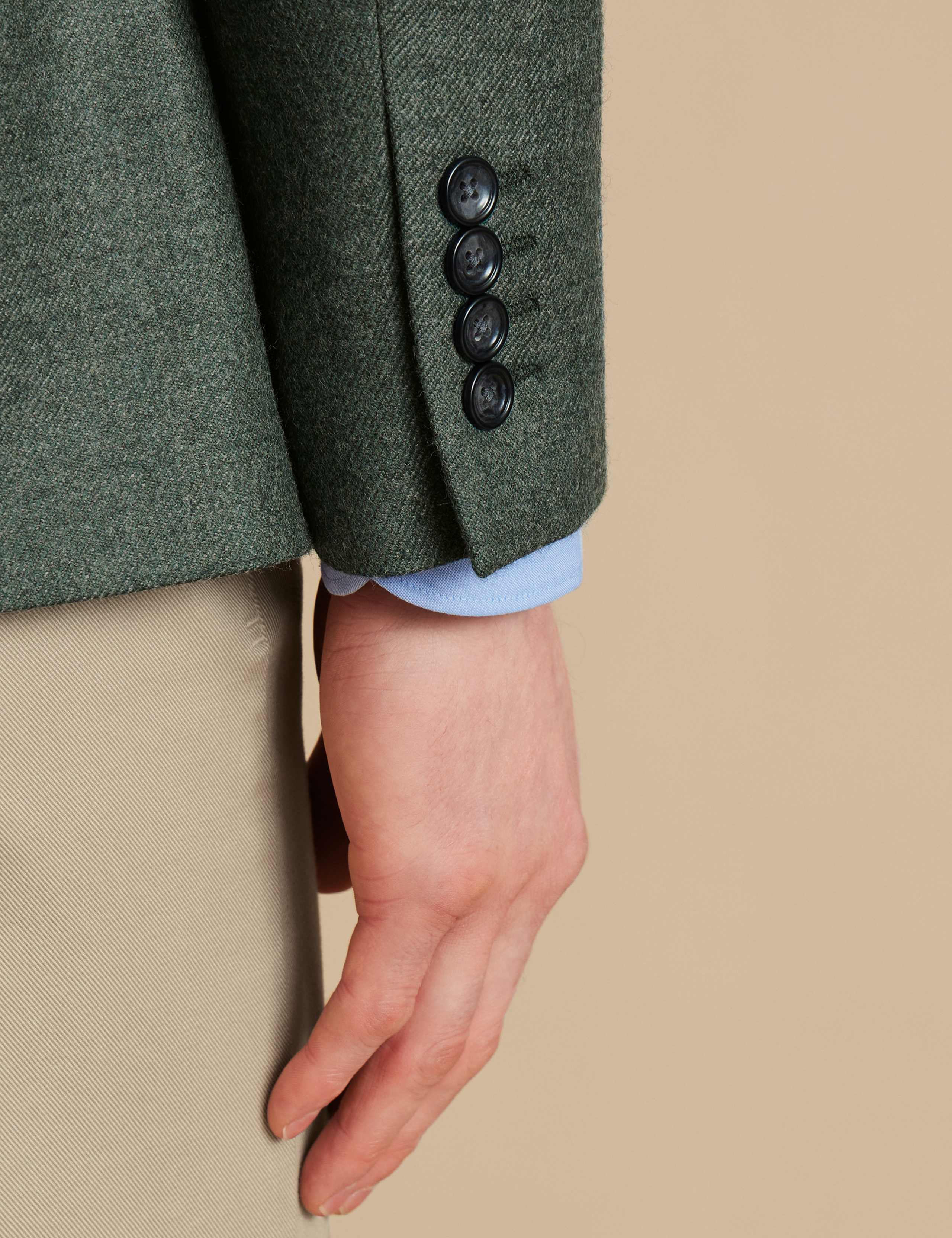Slim Fit Pure Wool Twill Blazer 4 of 5