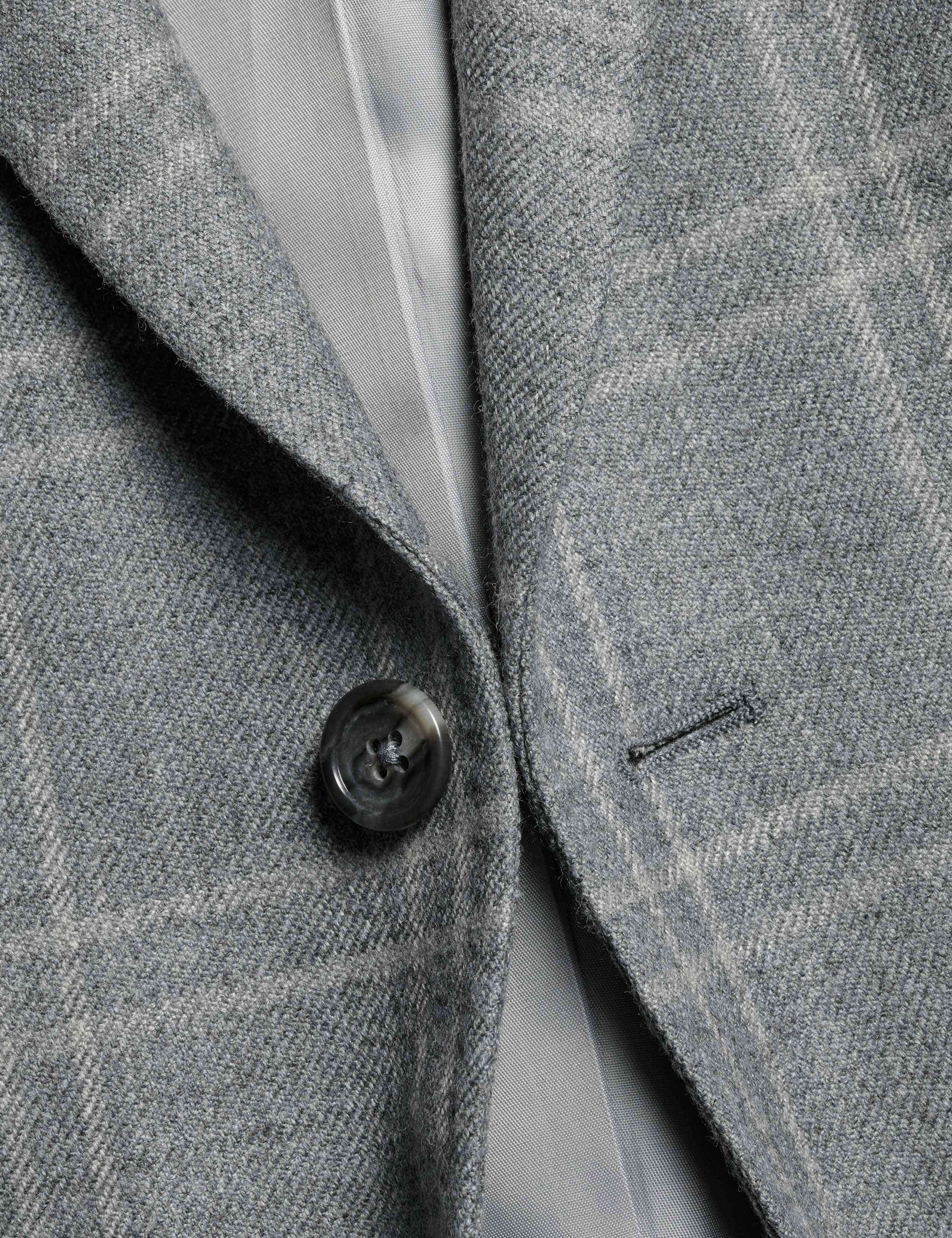 Slim Fit Pure Wool Check Suit Jacket 5 of 5