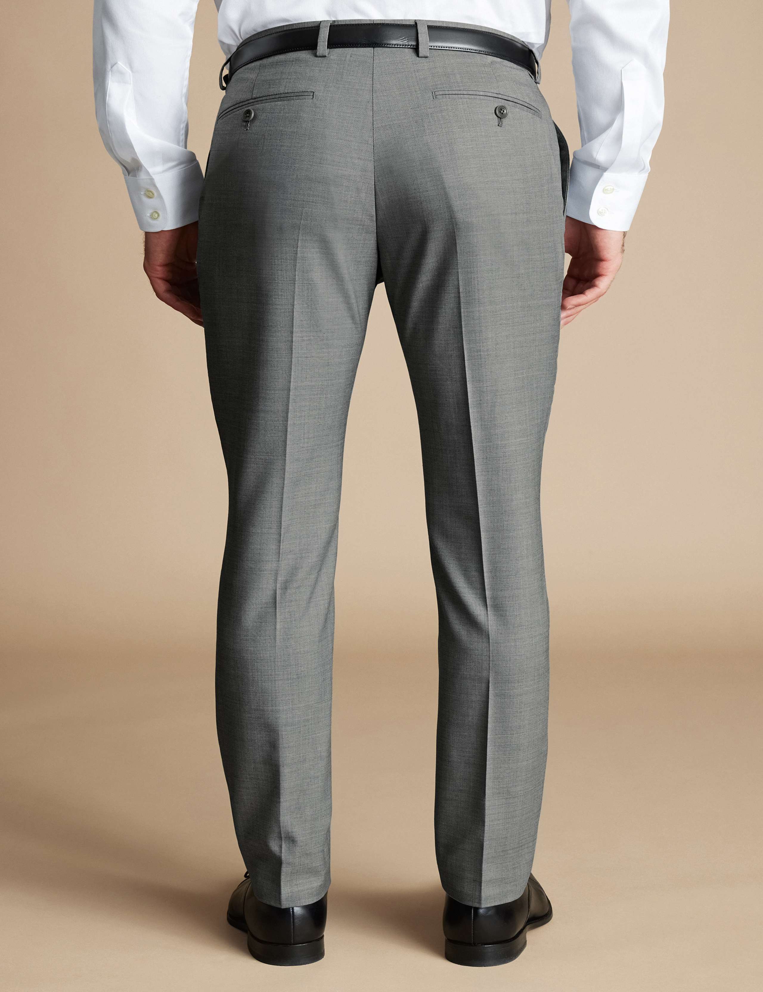 Slim Fit Pure Wool Suit Trousers 2 of 3