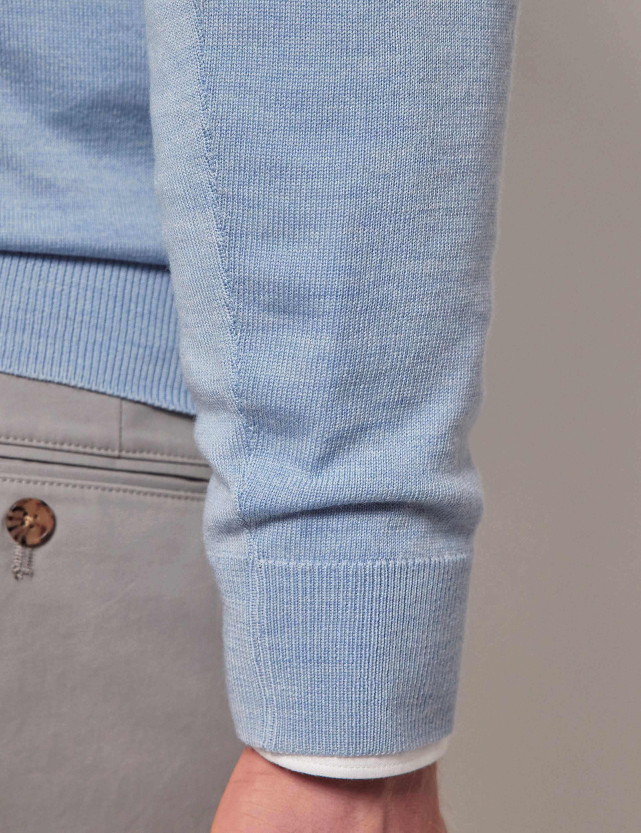 Pure Wool Half Zip Jumper 4 of 5
