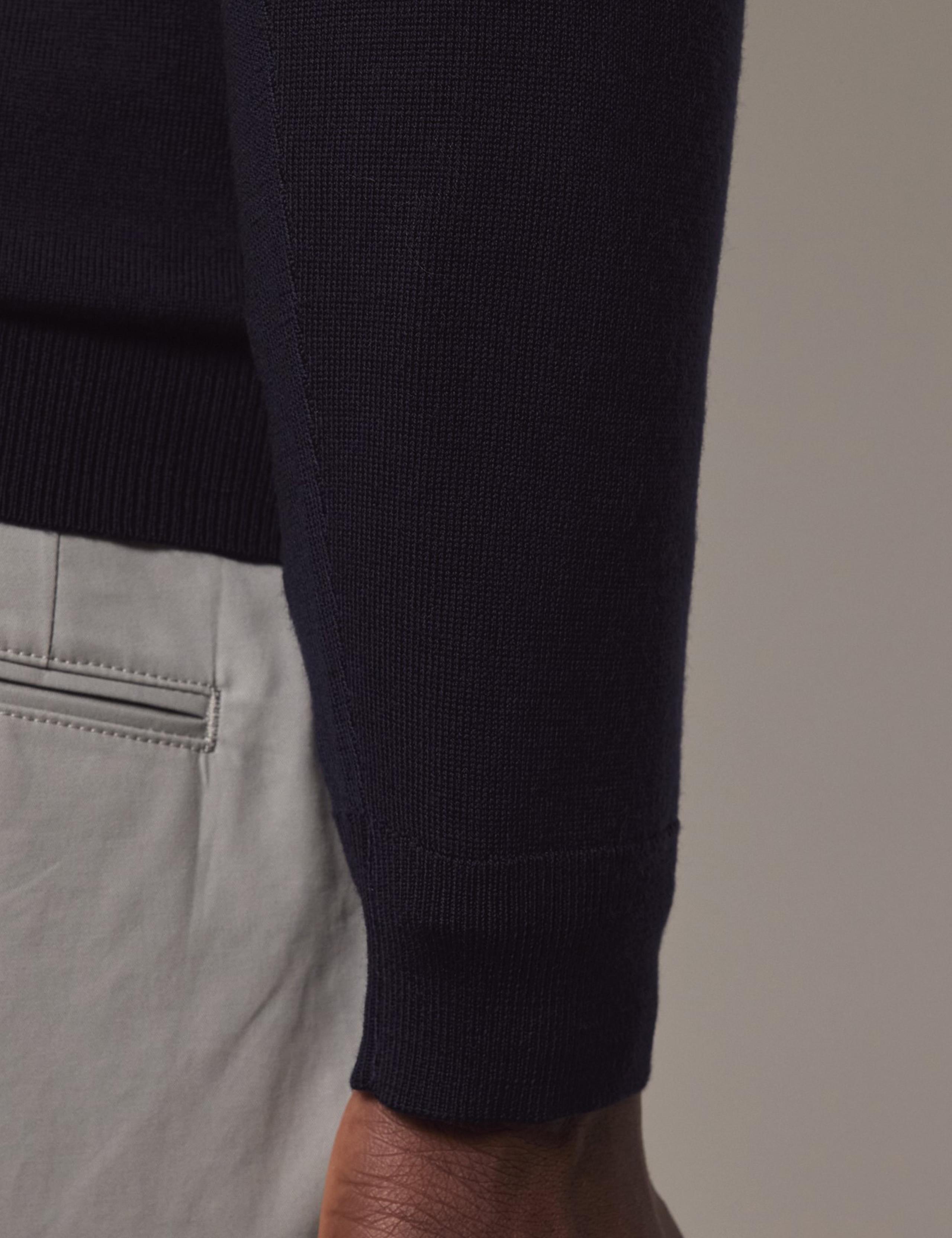 Pure Wool Half Zip Jumper 3 of 3